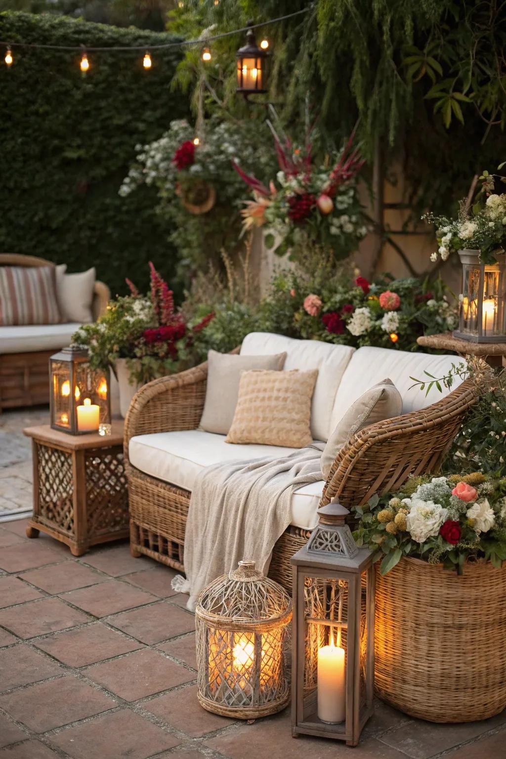Personalizing with plants and lamps for a cozy vibe.