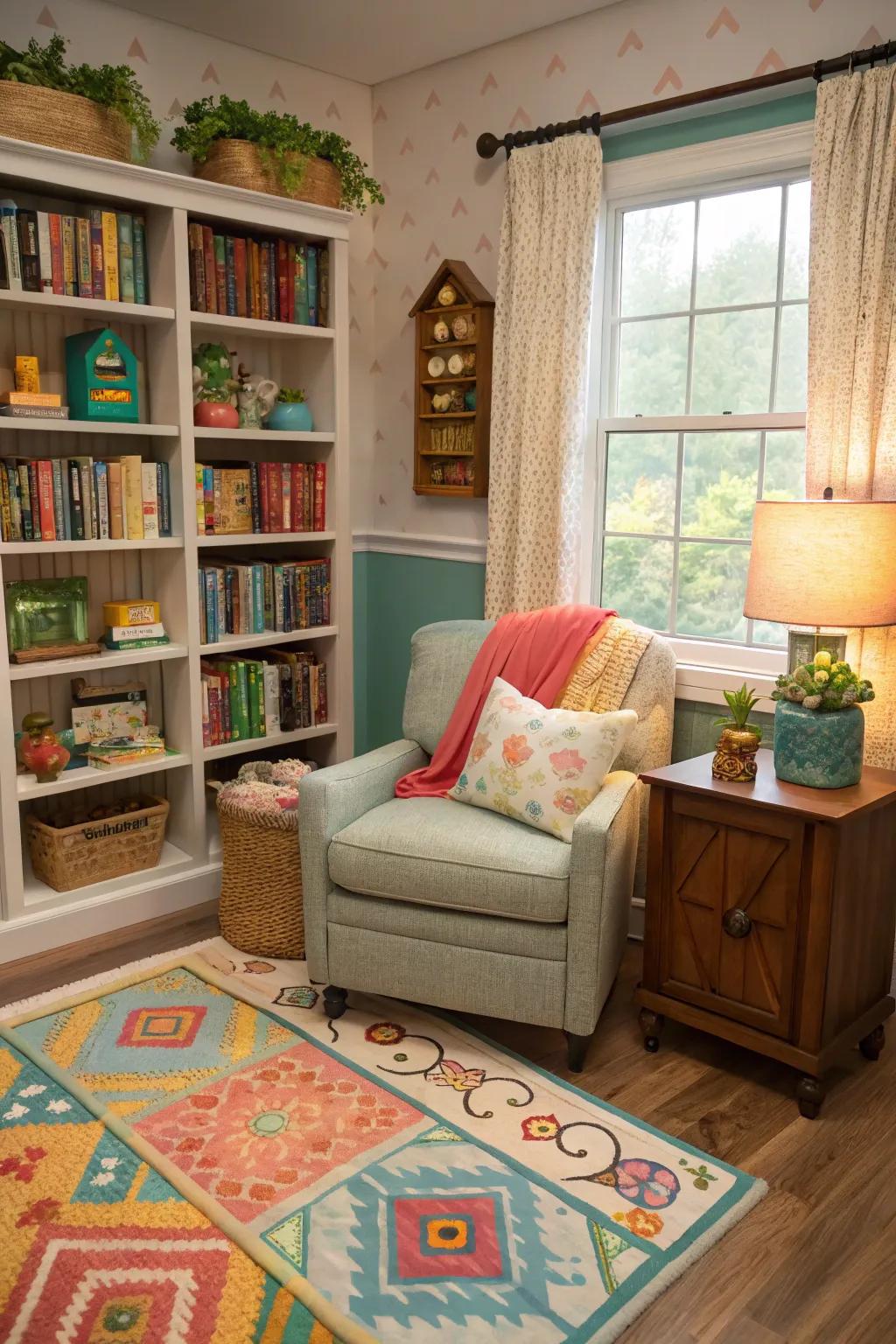A library safe-haven is ideal for book devotees.