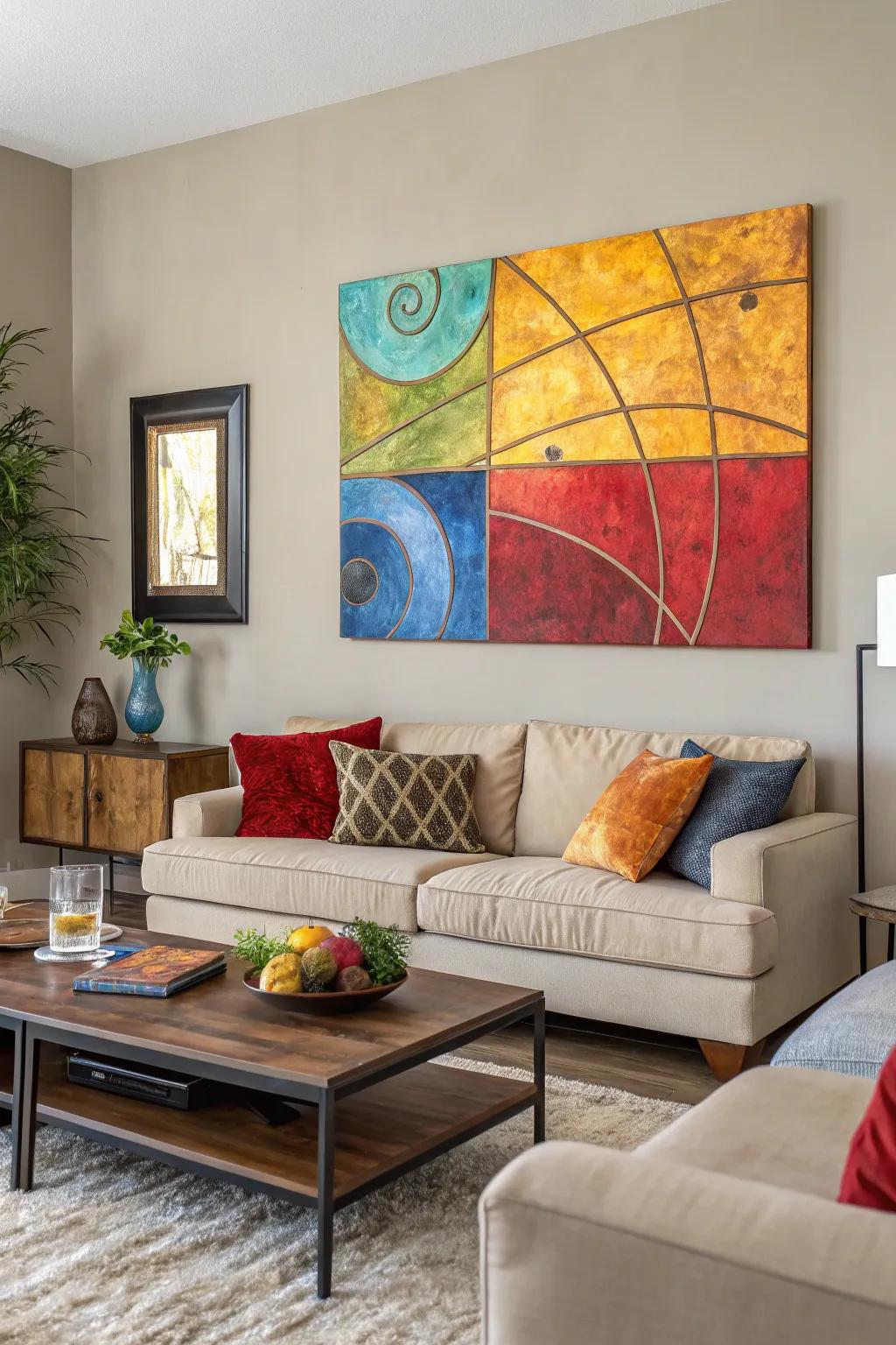 An illustration highlights how the standard ratio adds room balance.