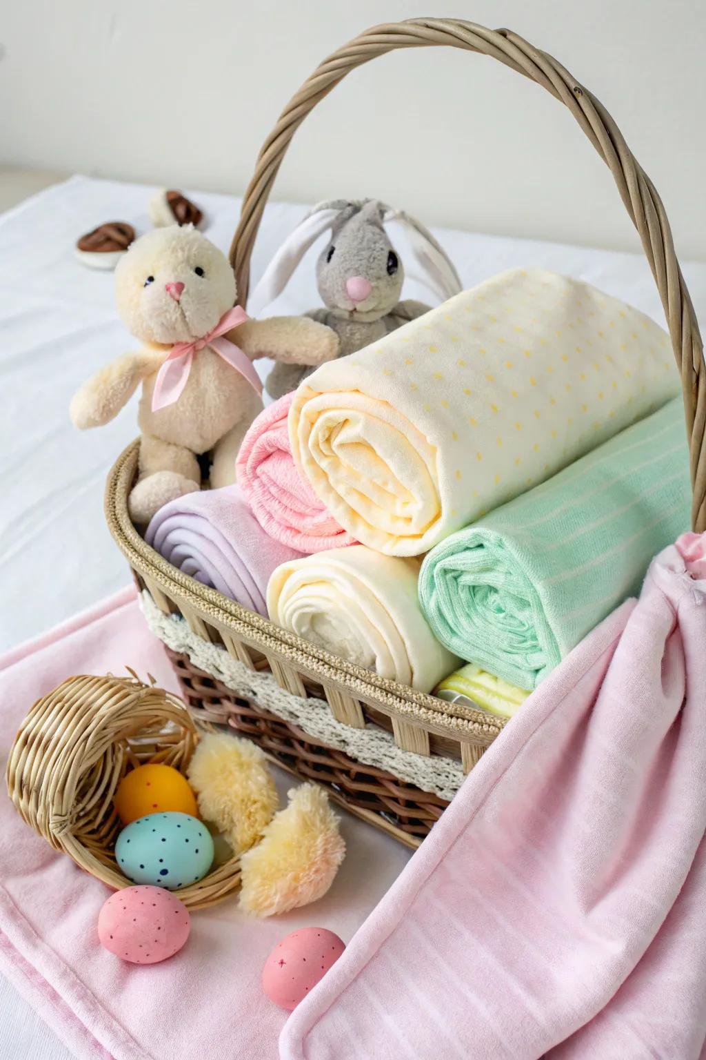 A snuggly wrap that wraps your baby in warmth and love.