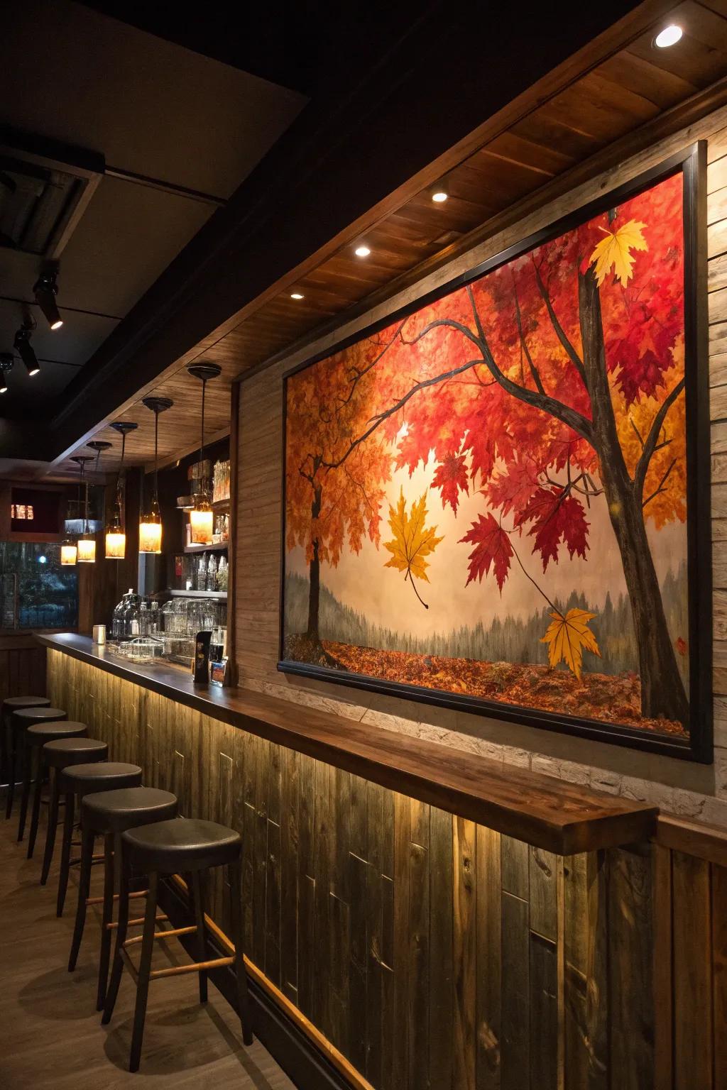 Seasonal art keeps your bar exciting and fresh.
