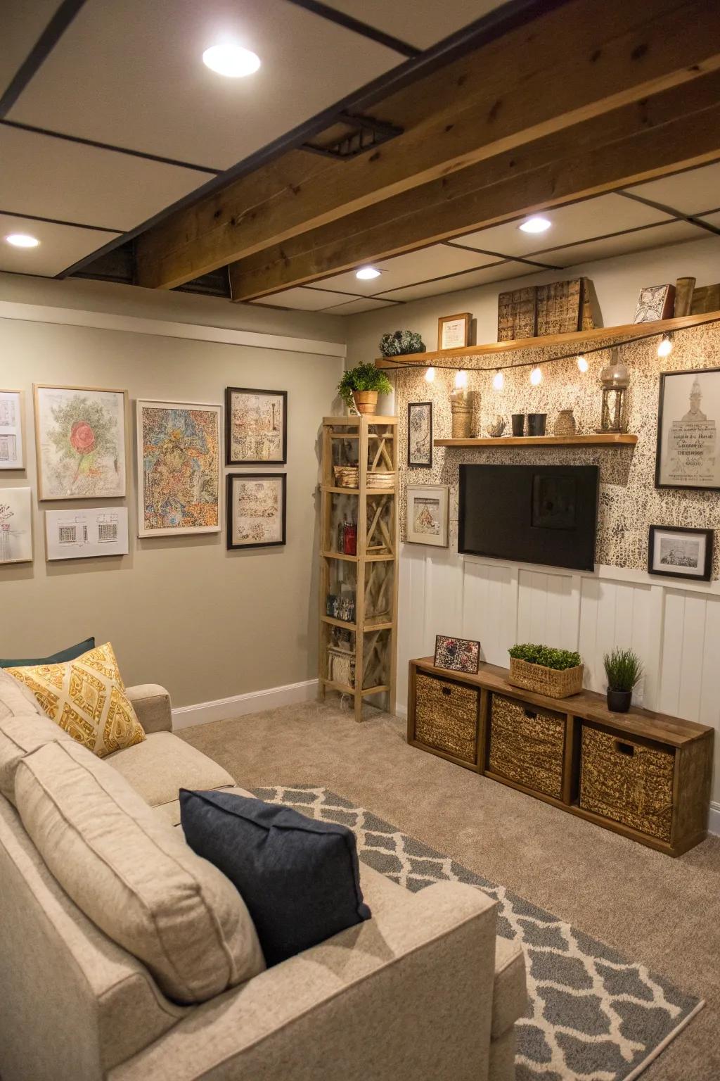 Easy-to-install panels offer a personal touch.