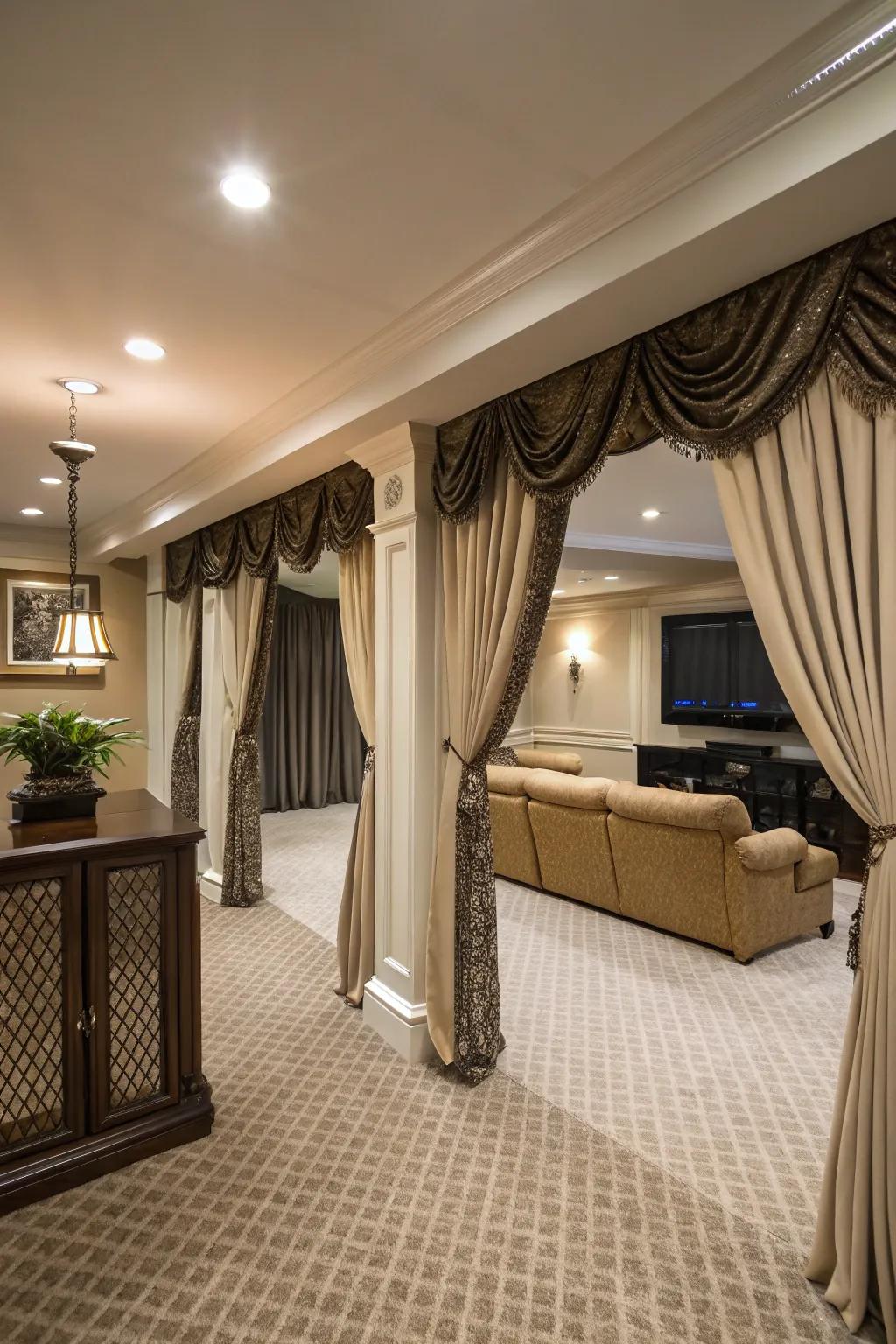 Top treatments can add a polished finish to your window dressings.