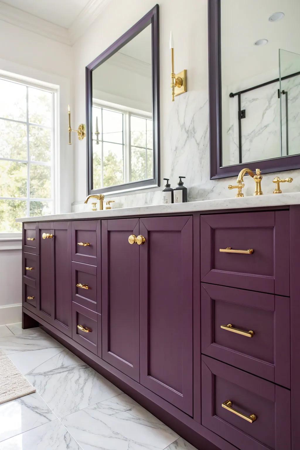 Plum adds a statement and style.
