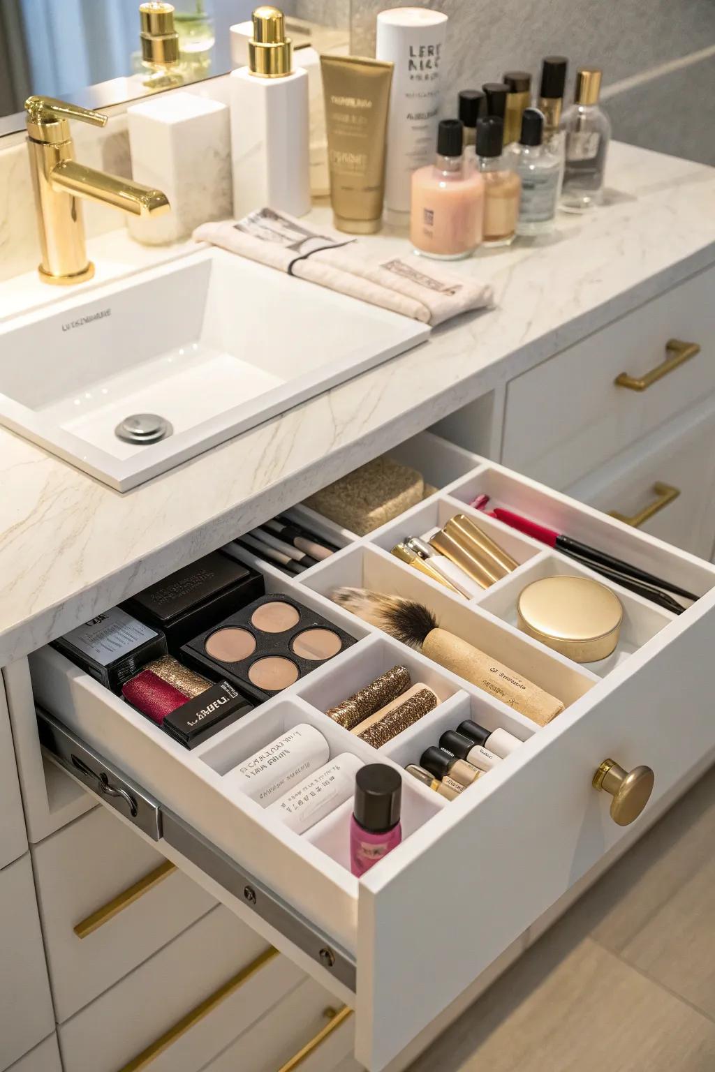 Modular systems for tailored drawer arrangement.
