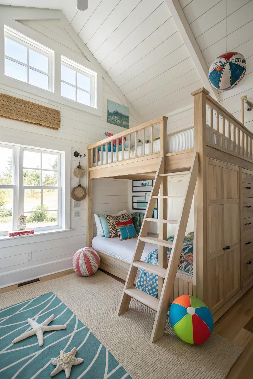 Add adventure with an ascender and staircase combination.