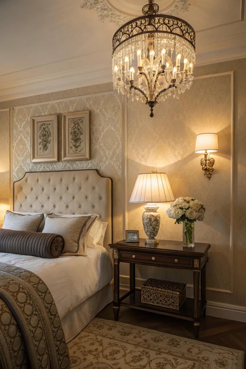 A well-balanced, appealing atmosphere is created by multi-source illumination.