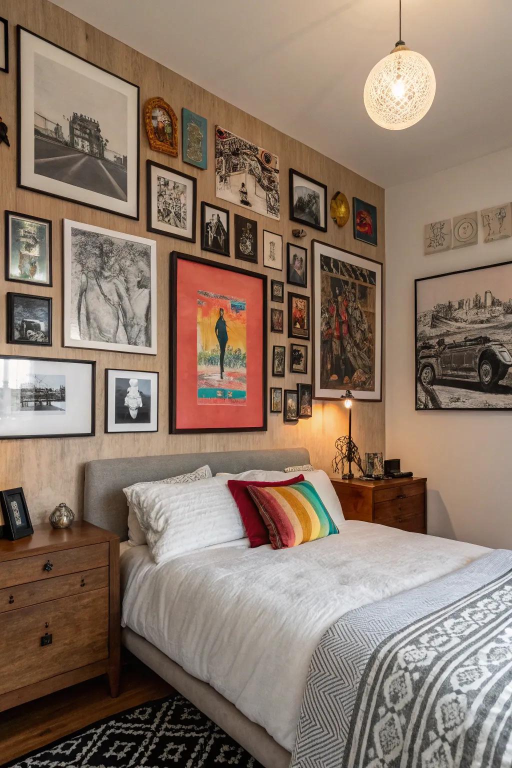 Mixing styles can make your bedroom truly stand out.