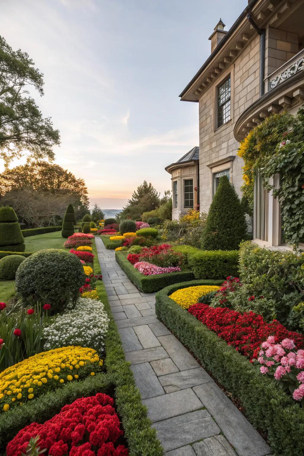 Boxwoods lend structure and a sophisticated finish to any garden design.