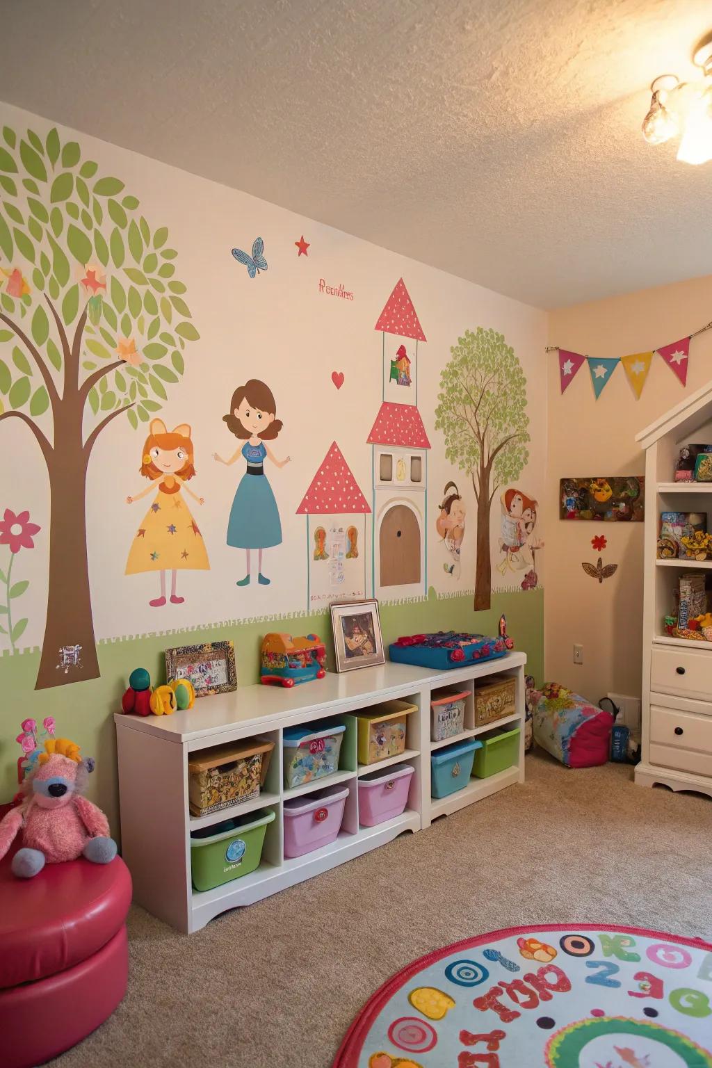 Make the playroom theirs with personalized decor.