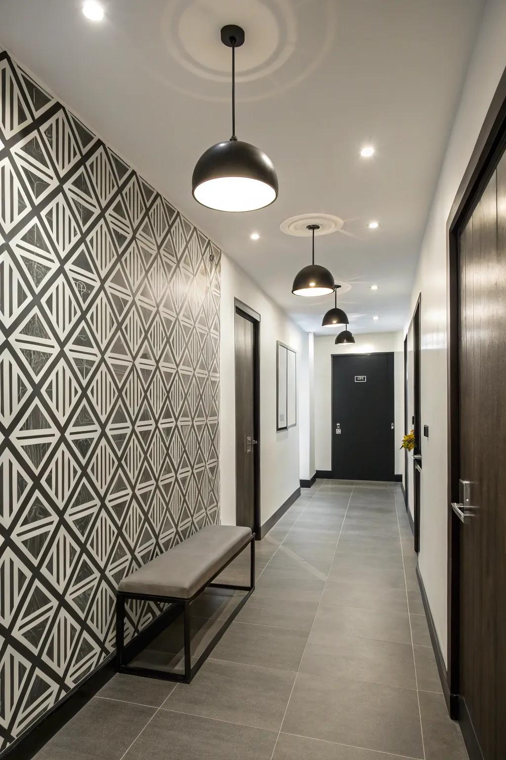 Symmetrical shapes add a playful and contemporary touch to your design.