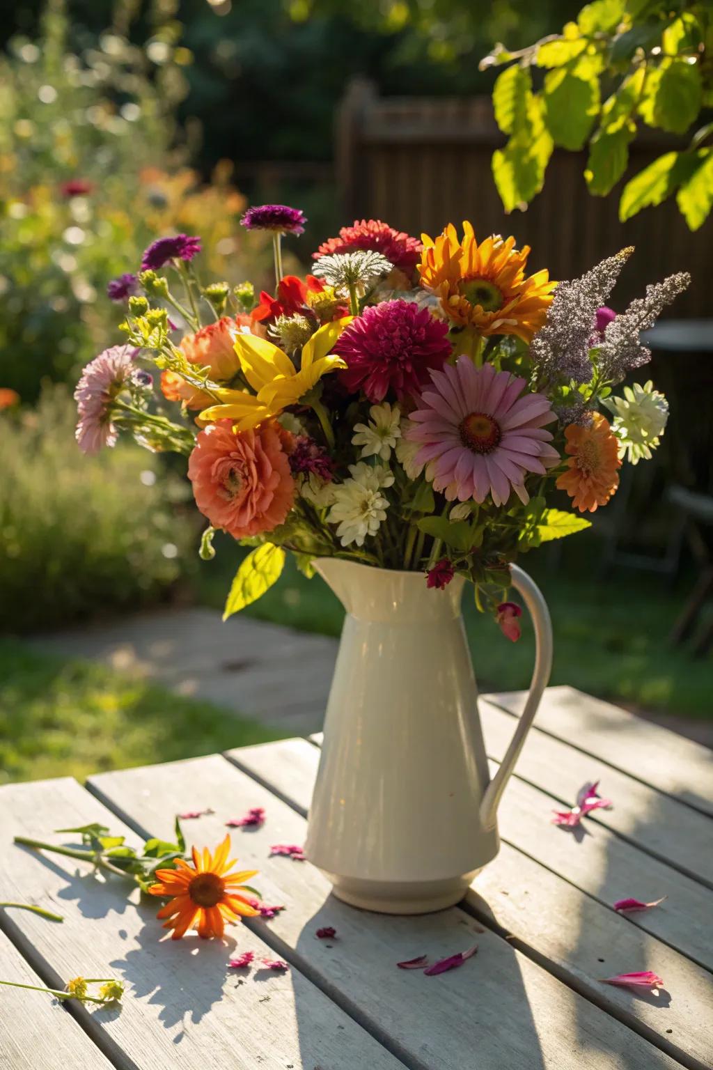 Cultivated bouquets are both personalized and picturesque.