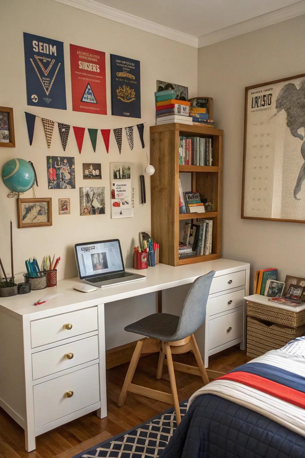 A good workspace helps with learning and focus.