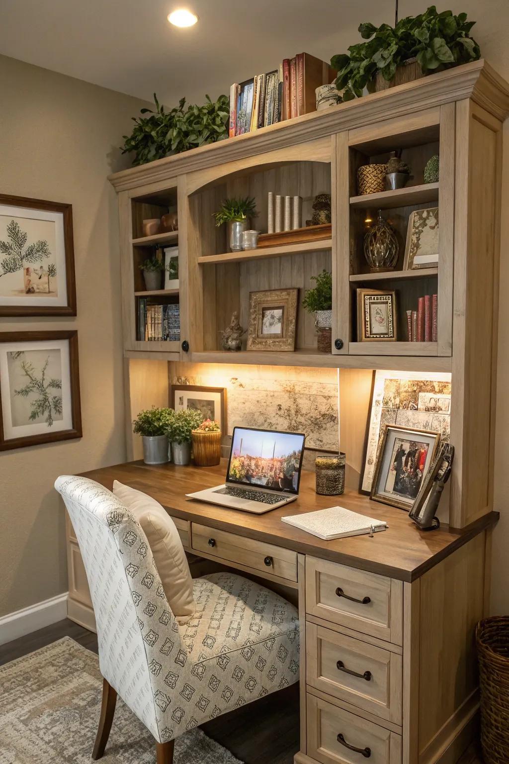 A special desk that shows your own style.