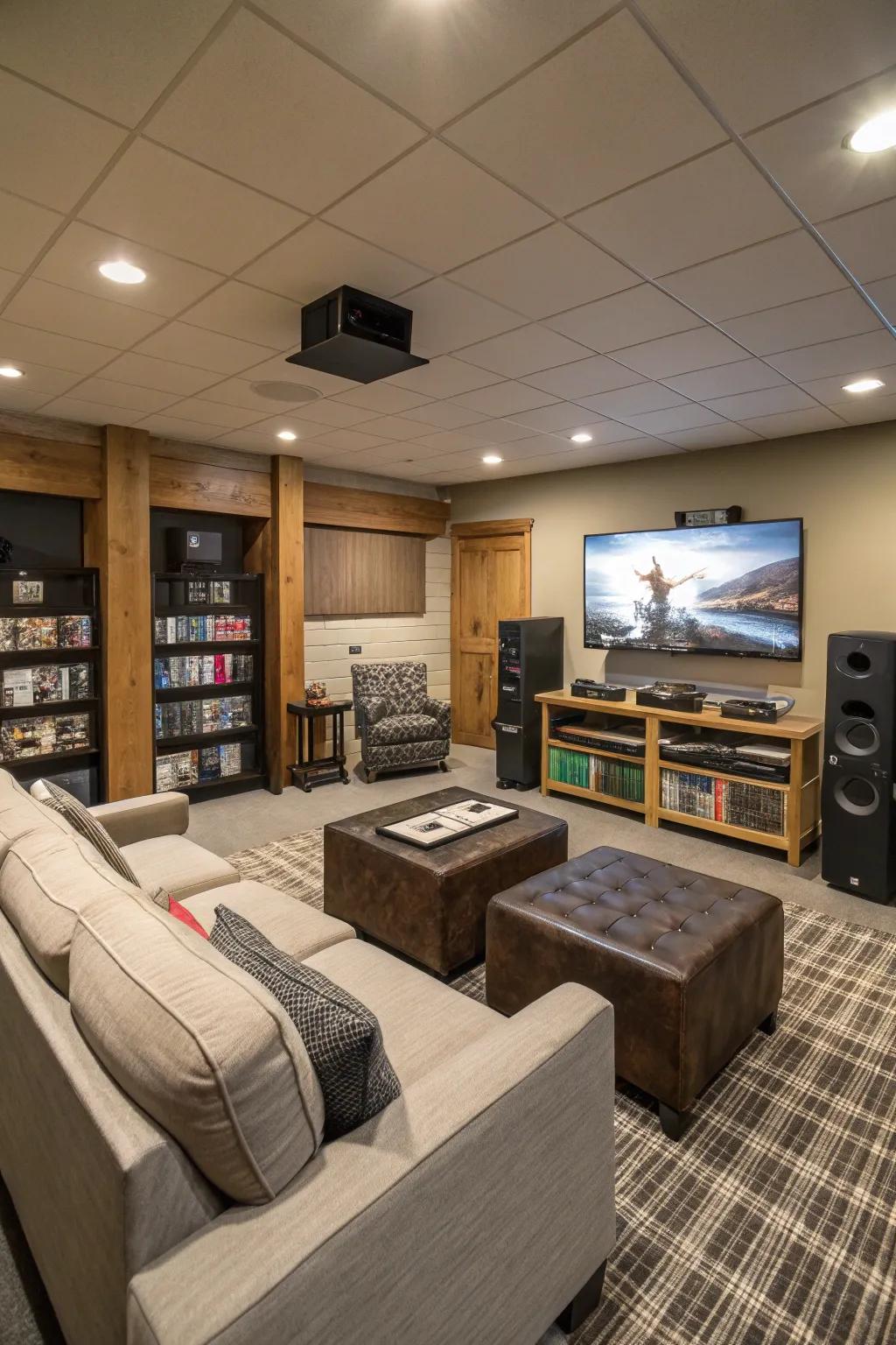 A sound arrangement introduces depth to your gaming space adventure.
