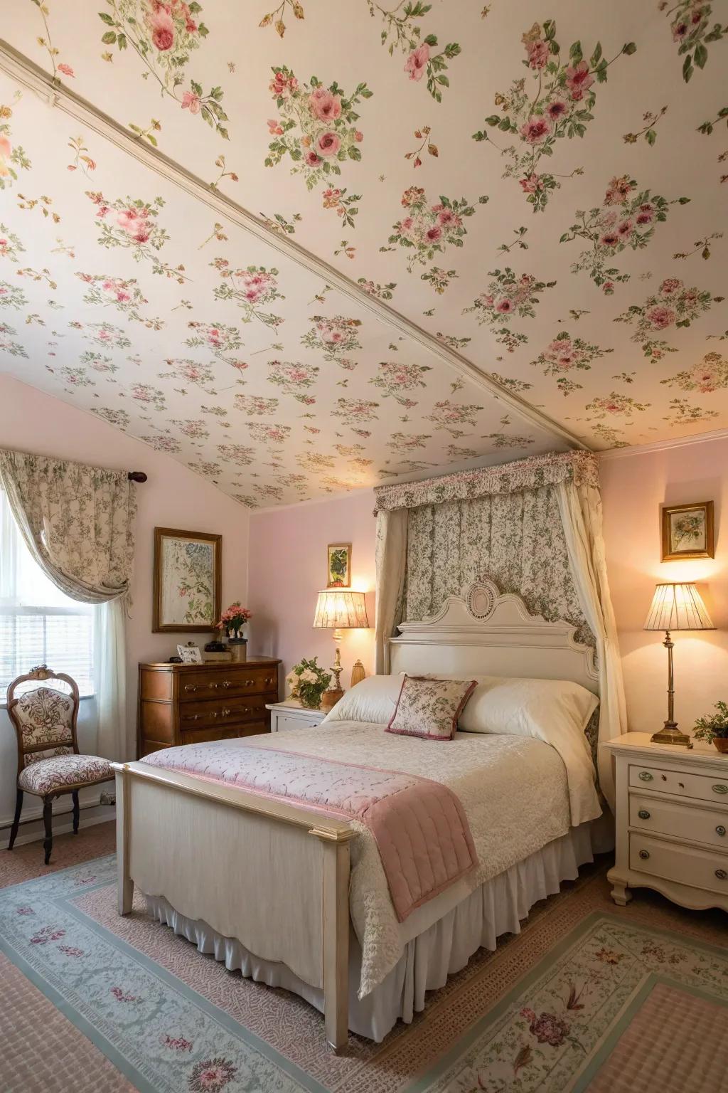 Infuse romance into your home with chic blossom ceiling textures.