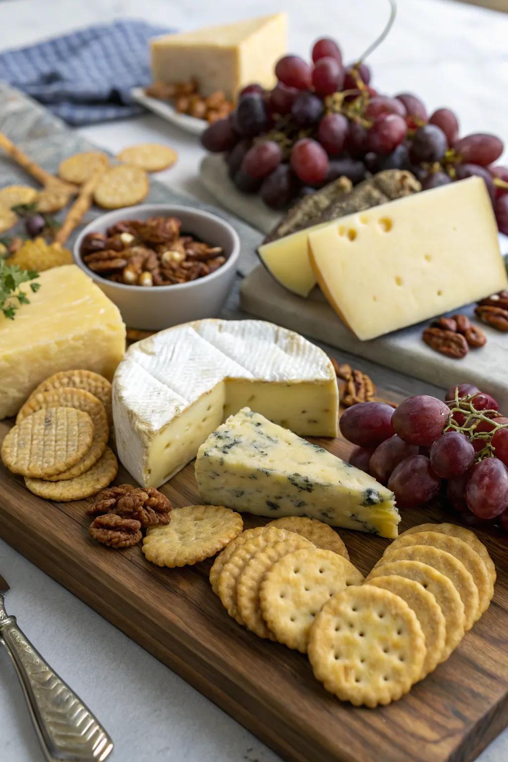 A dream for cheese lovers with global selections.