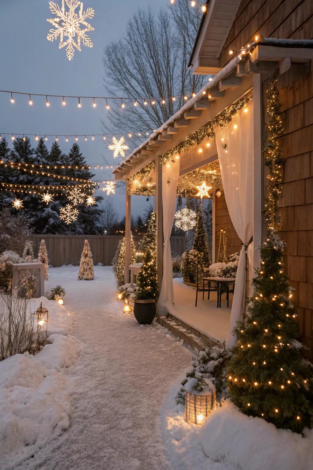 A captivating winter scene for outdoor delight.