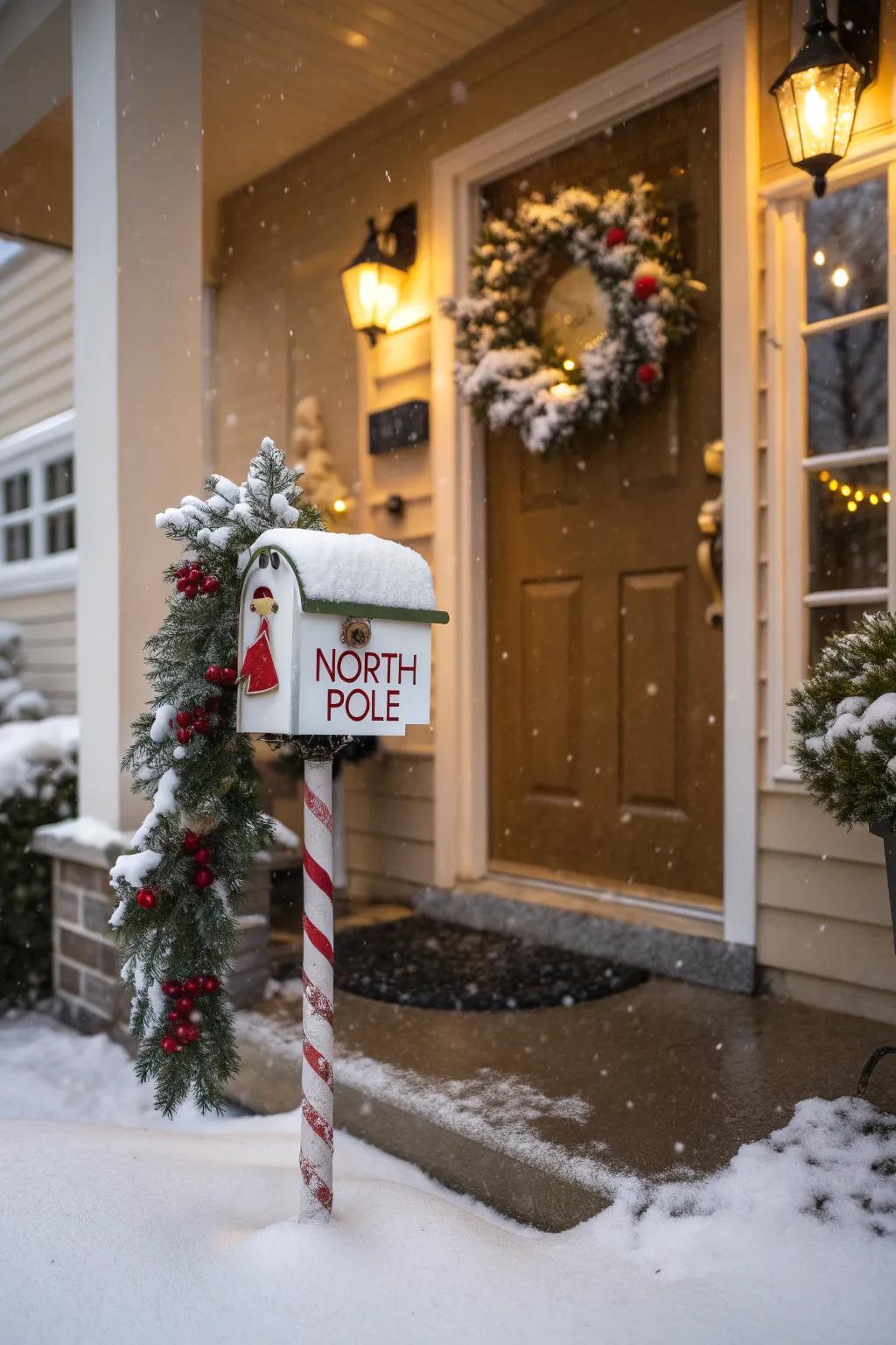 A magical mailbox for all of Santa's letters.