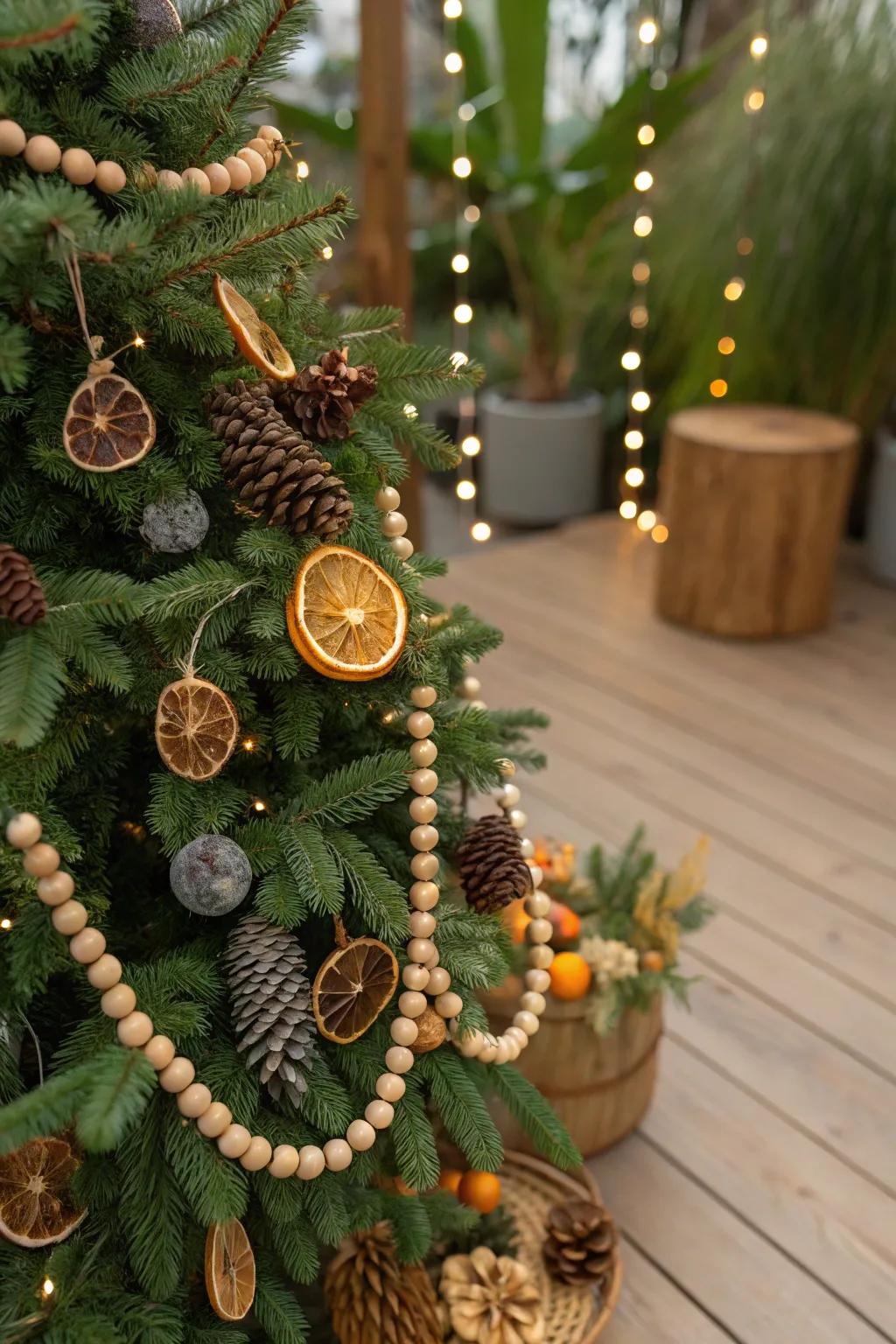 Celebrate sustainably with an eco-friendly greenery Christmas tree.