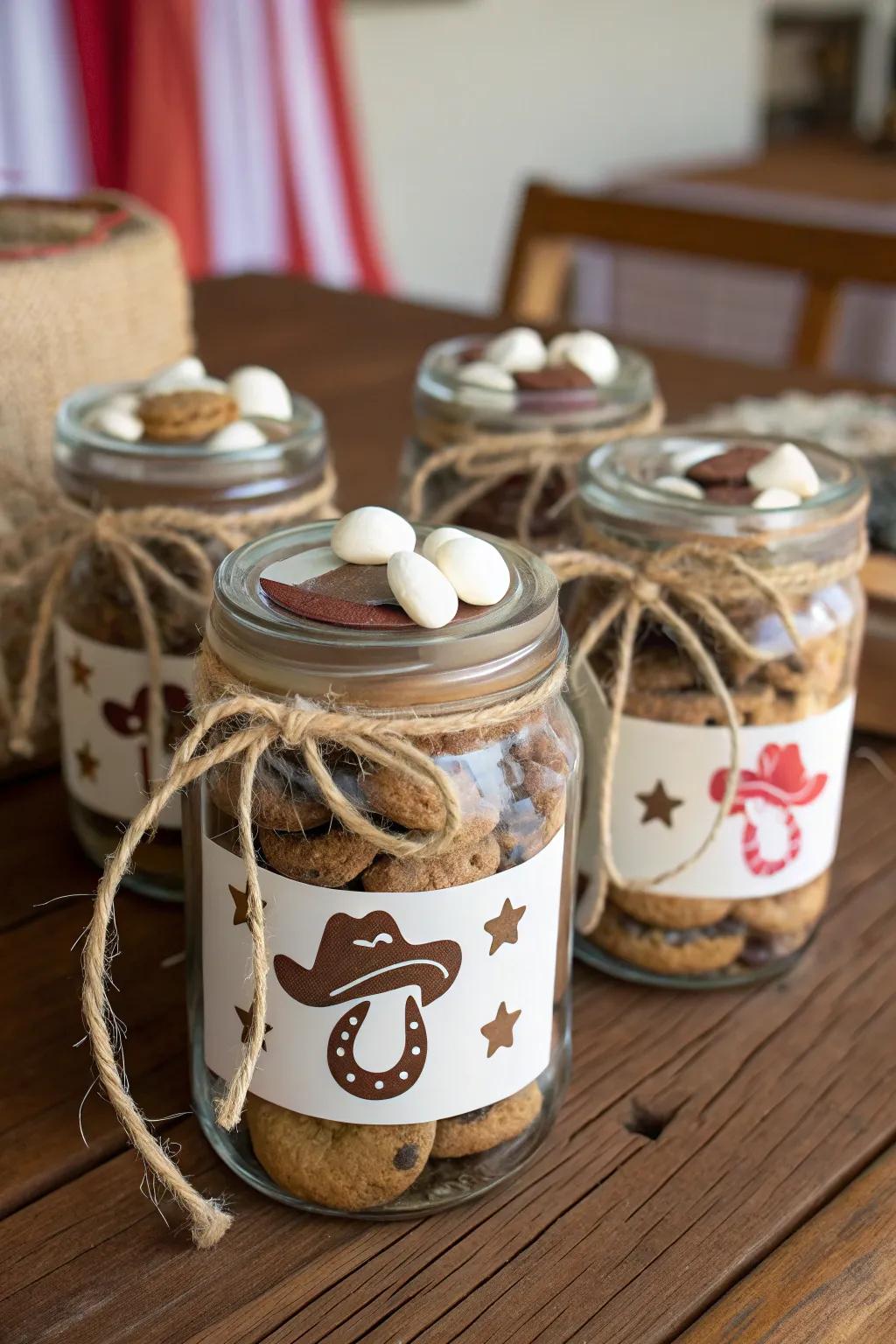 Cookie jars are a delightful and memorable take-home gift.