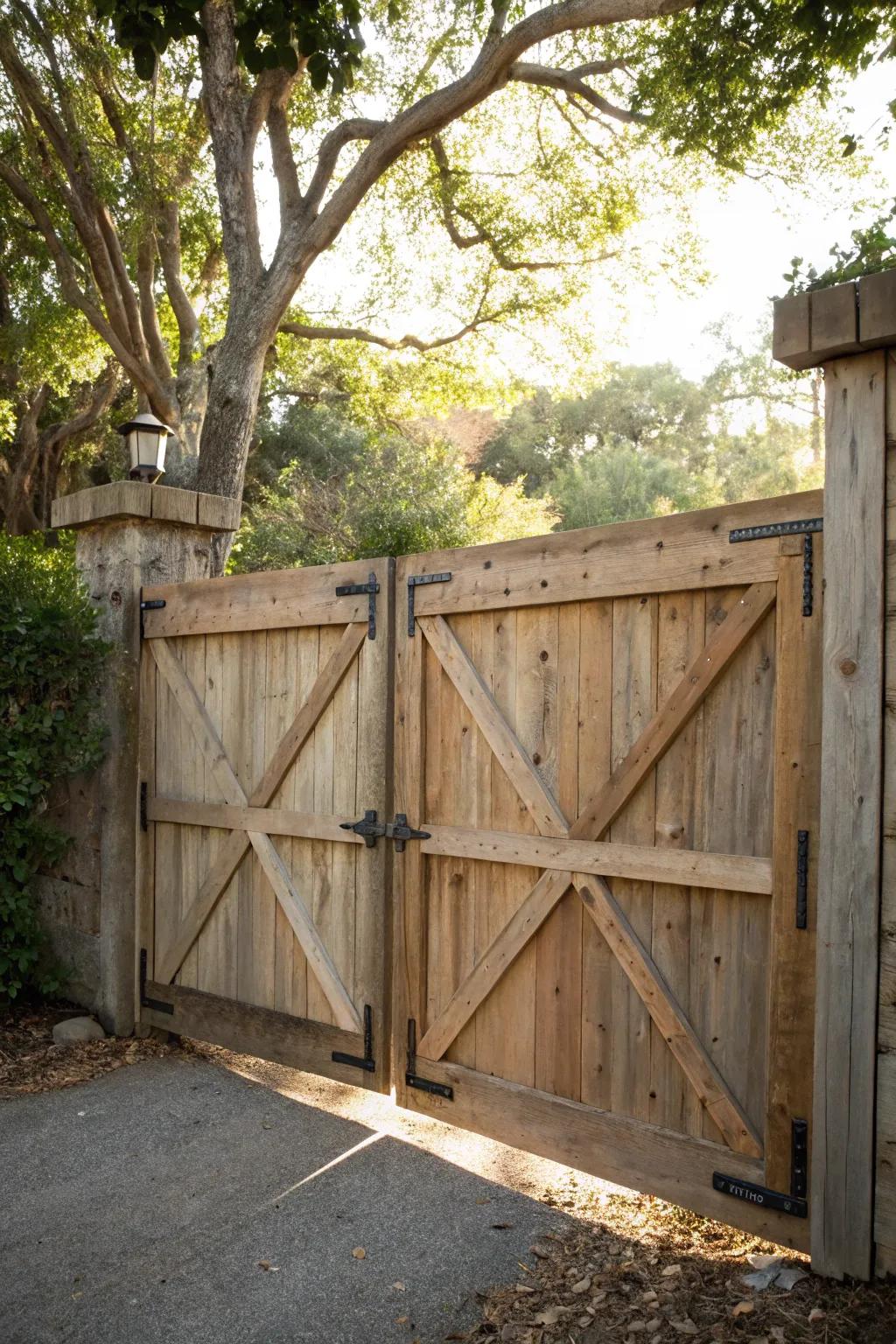 A natural tint enhances the timber's inherent beauty.