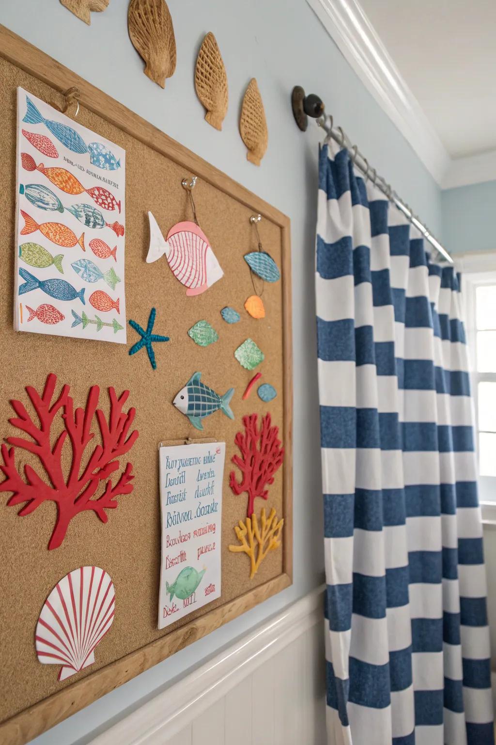 Explore the depths through an underneath-the-sea board.