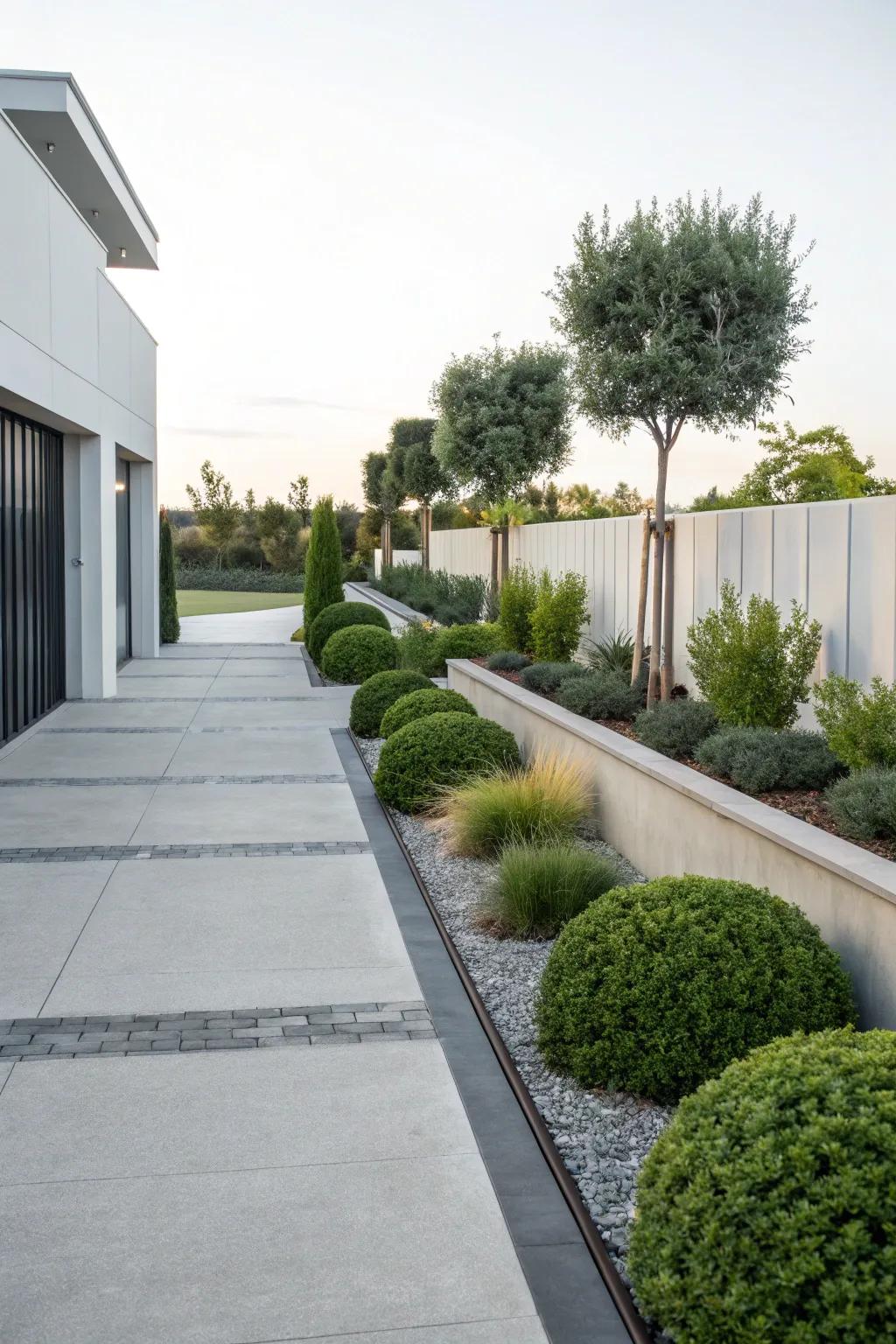 Contemporary reduction affords a streamlined and sophisticated visual.