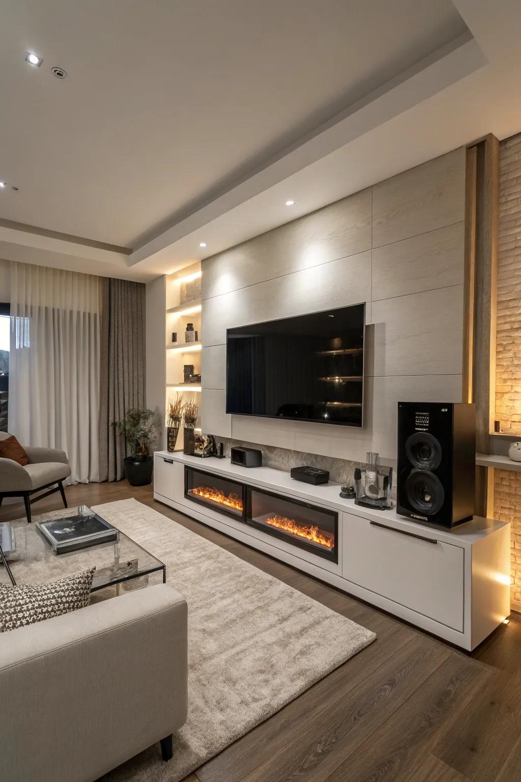 Smart living: The ease of modern technology.