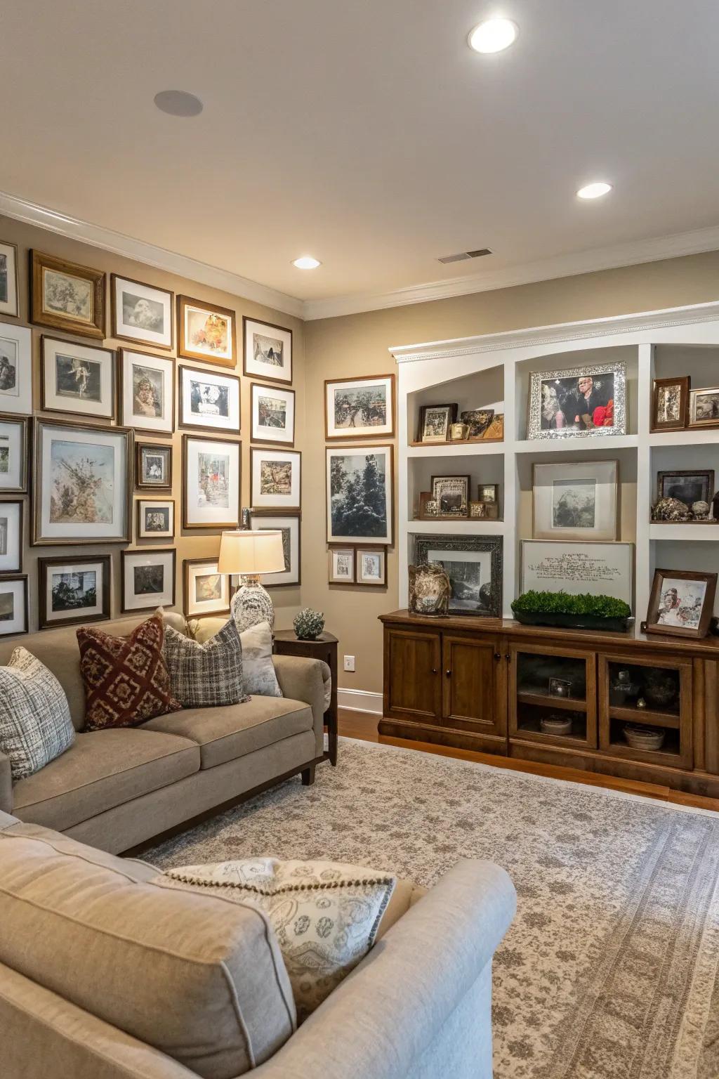 Making it personal with art and memories.