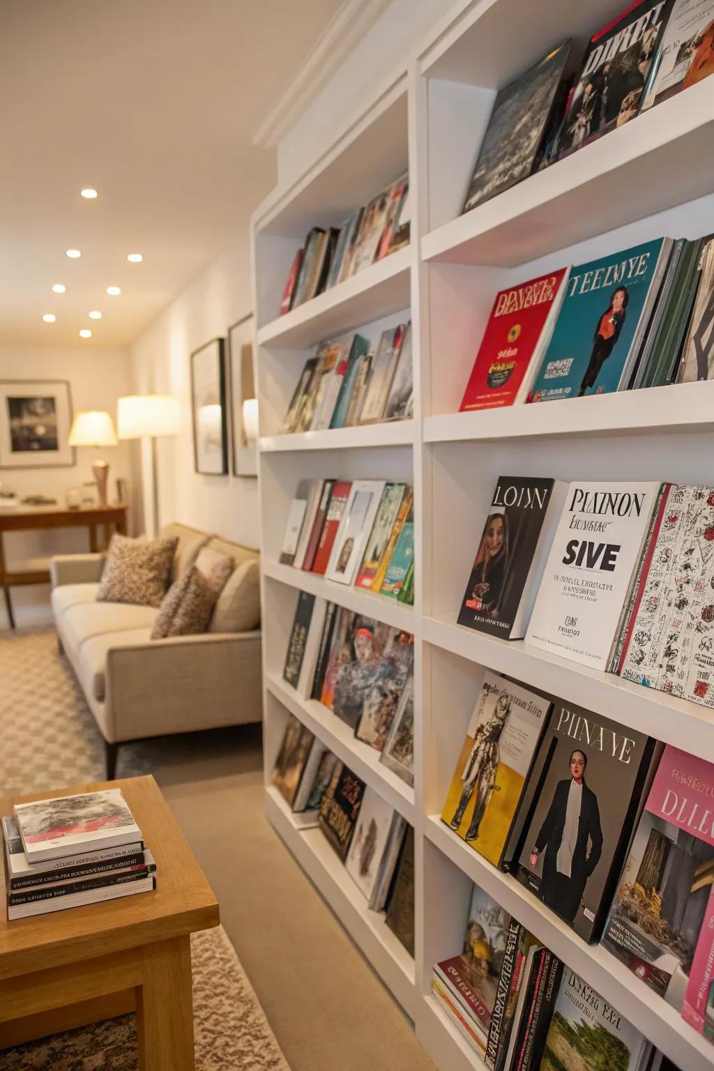 A fashion library inspires with style.