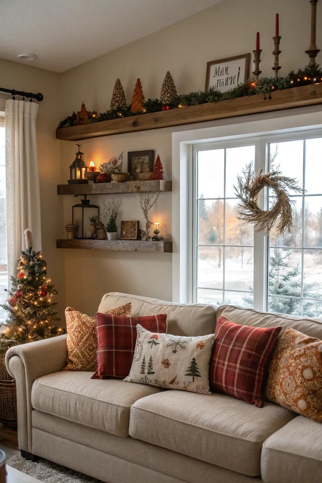 Themed decor keeps your area fresh and festive.