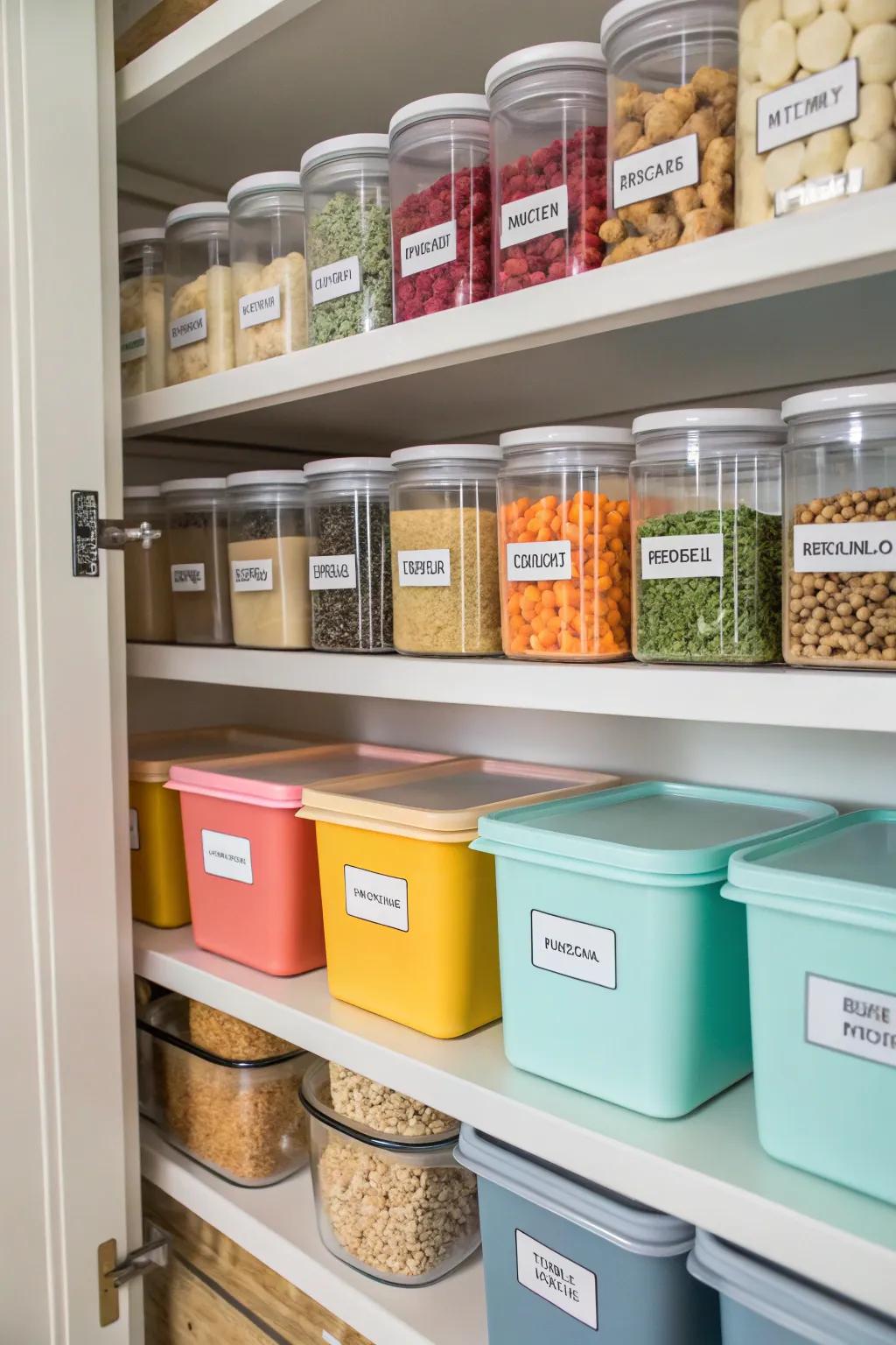 Color coding helps in fast see and sort.