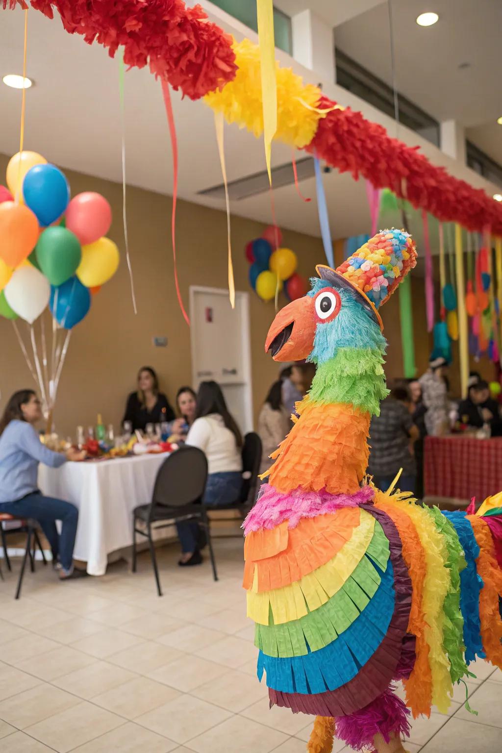 A celebratory bird-shaped knockabout adds enjoyment to Friendsgiving.