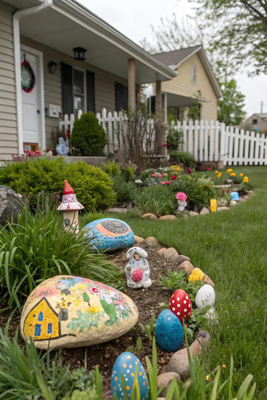 Decorative elements contribute personality and allure to your garden.