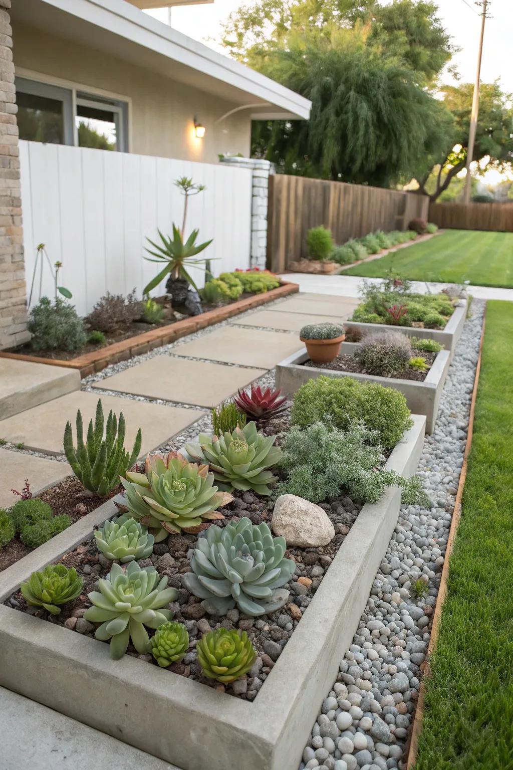 Relish a splendid garden demanding minimal attention.