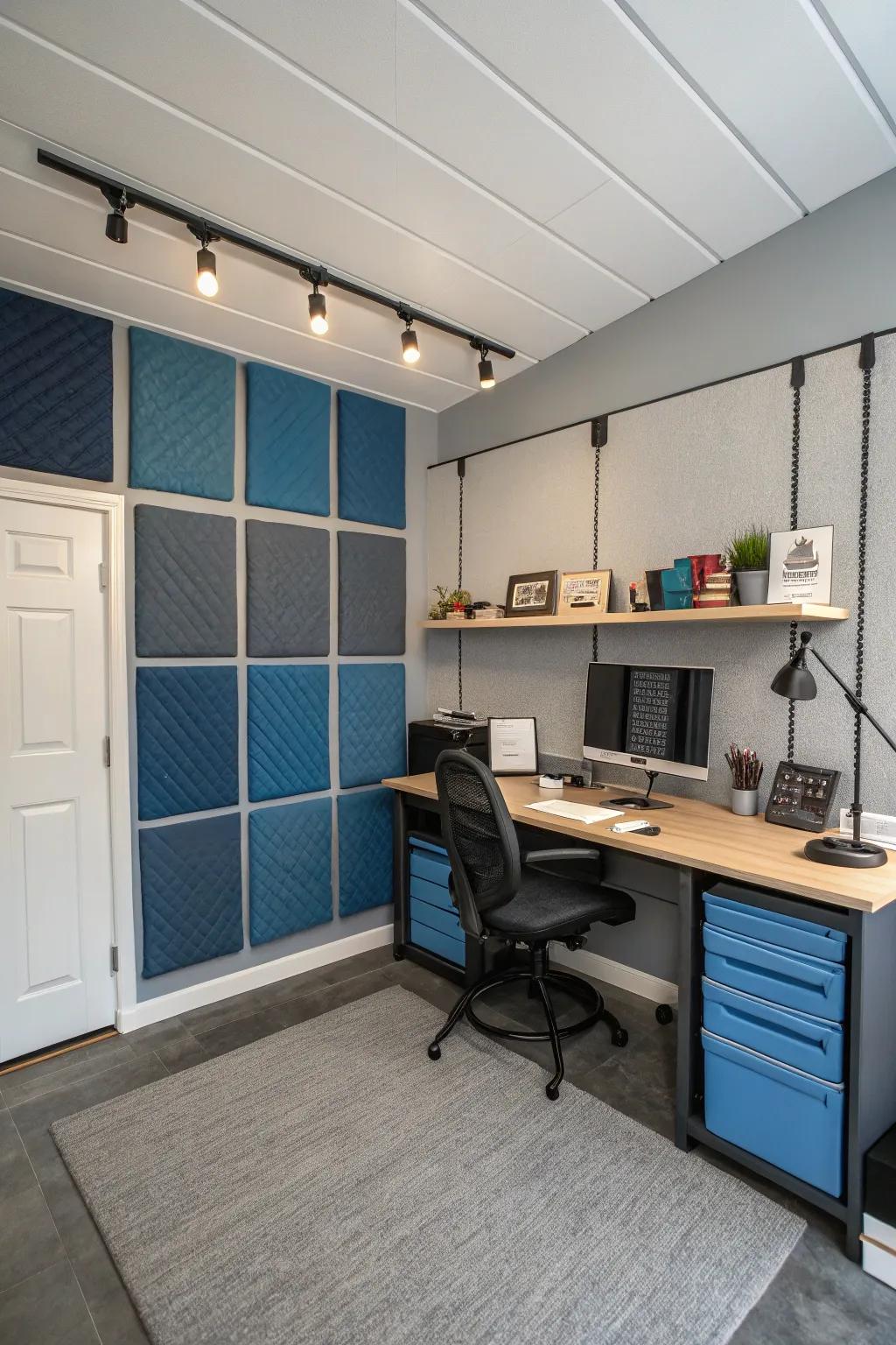 Soundproofing turns your garage into a peaceful workspace.