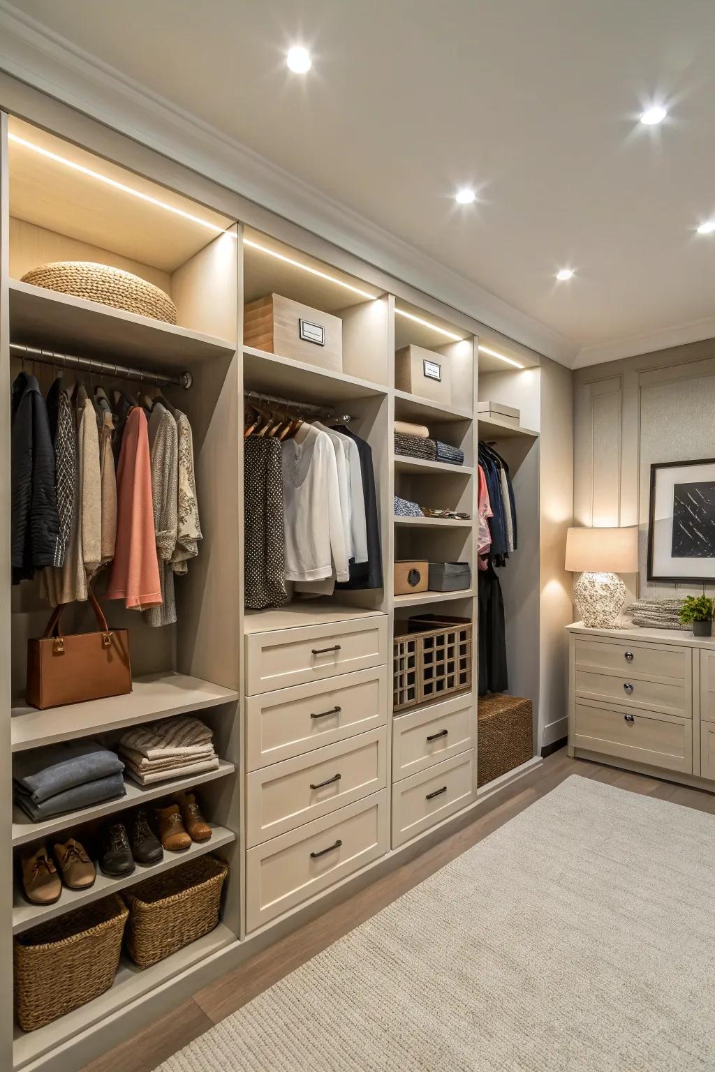 Modular systems adjust to your storage needs.