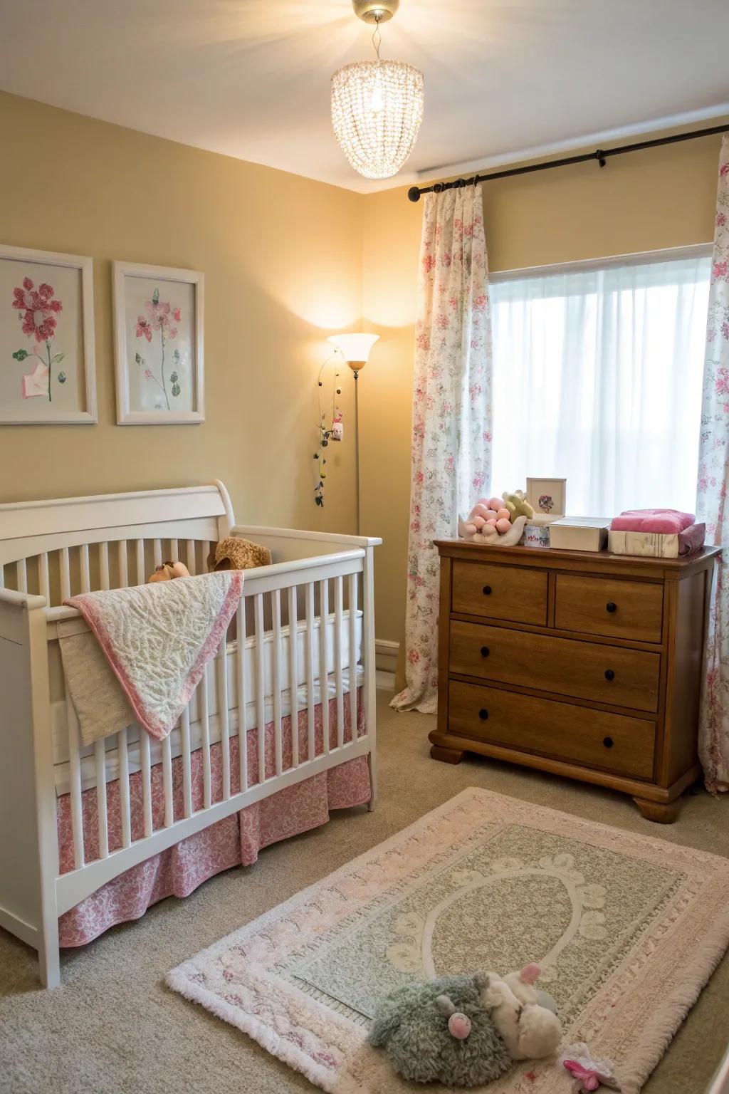 A cot that grows offers long-term use and practicality.