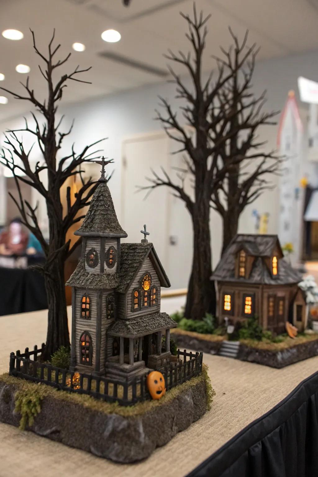 Make your own ghost town with mini props.