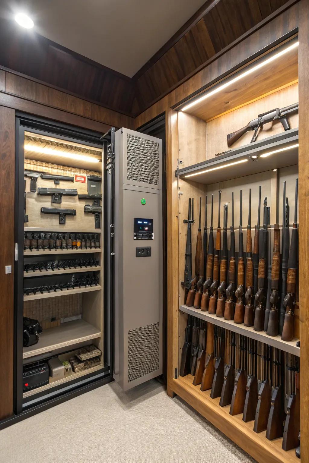 Climate control is crucial for preserving your collection.