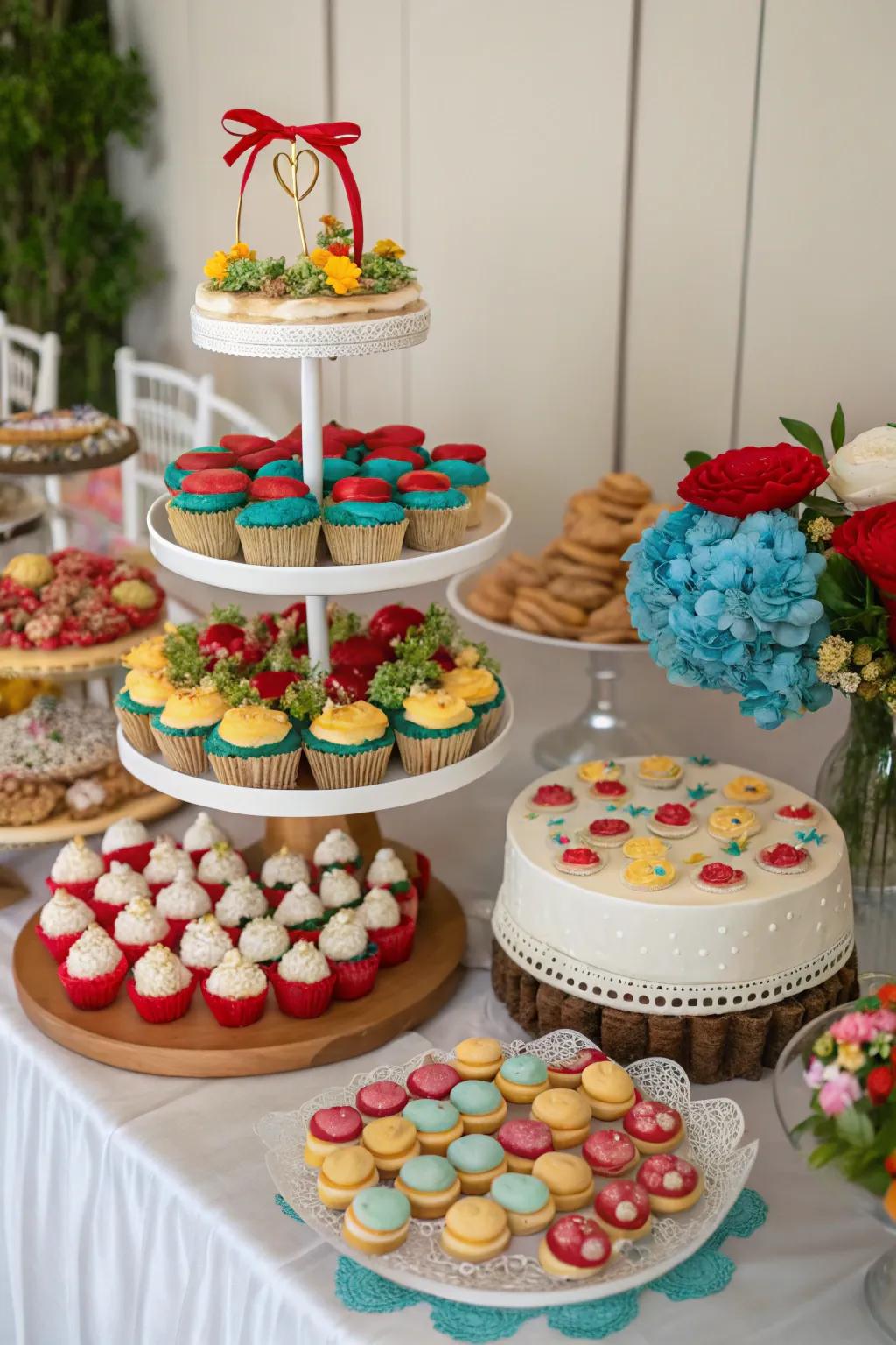 A DIY dessert table serves both style and sweetness.