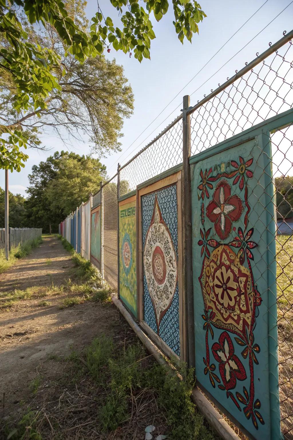 Artistic screens transform your fence into a piece of art.