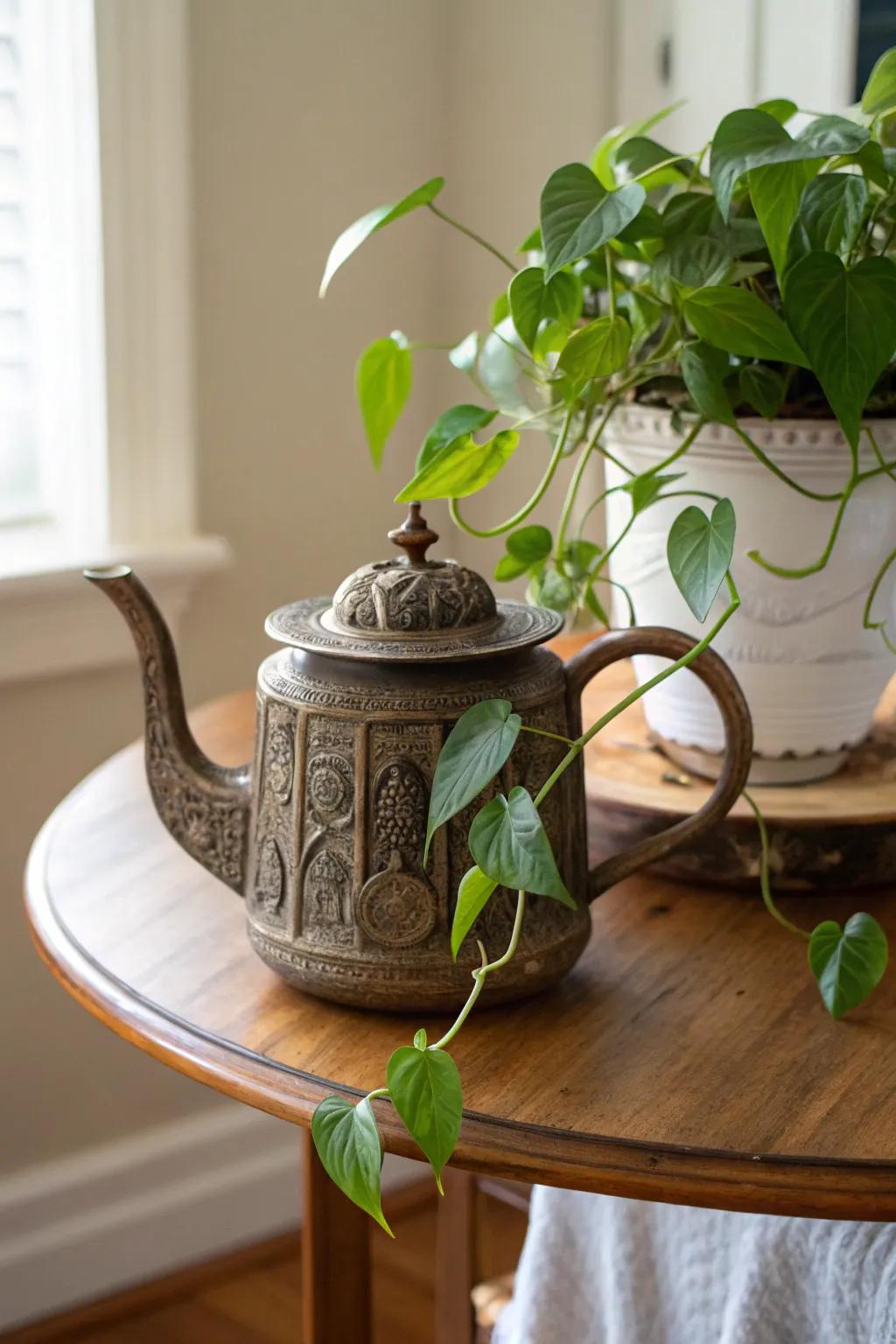 Get creative with distinctive greenery receptacles.
