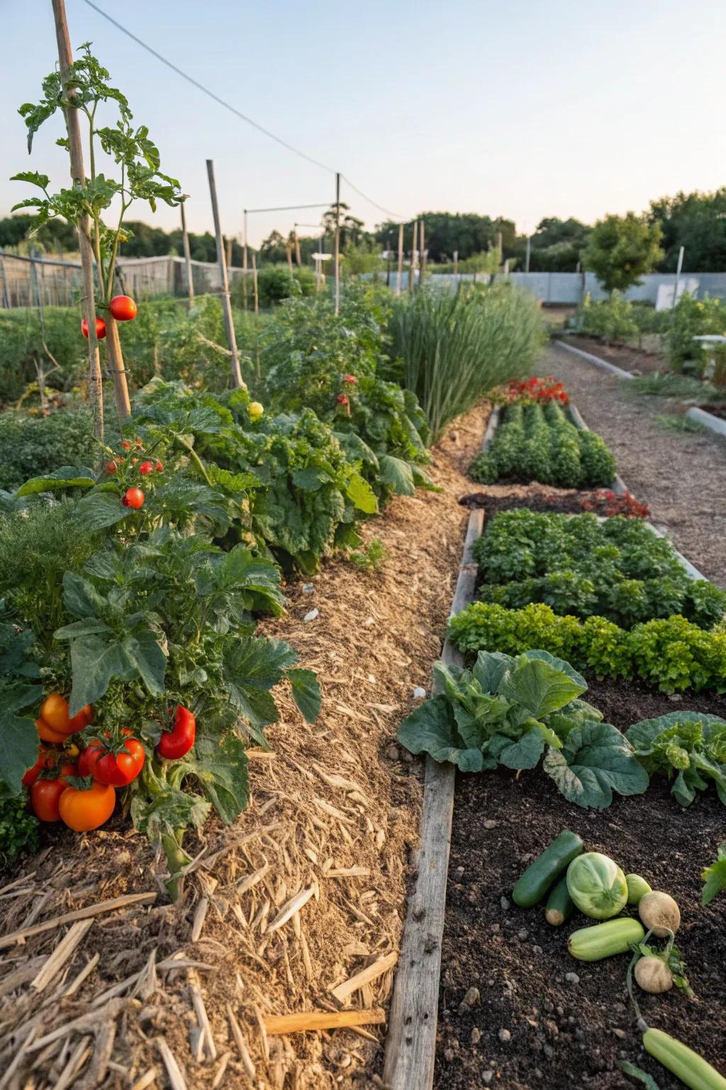Improve the health of your vegetable plot with ground cover.