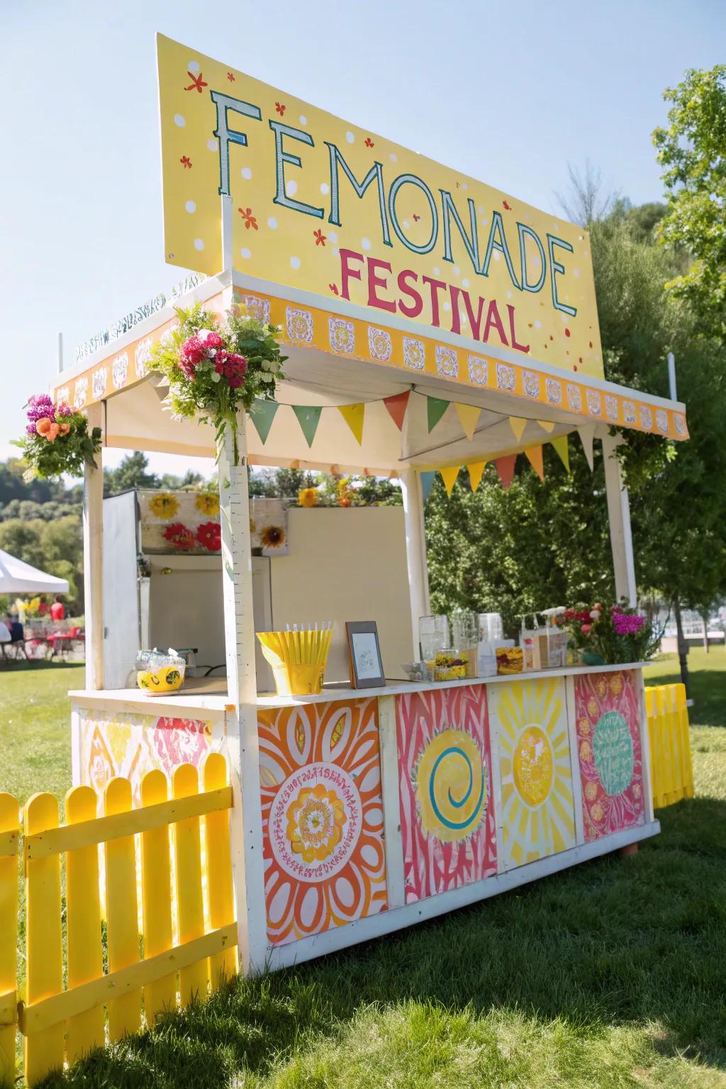 Festival-themed displays bring the spirit of summer.