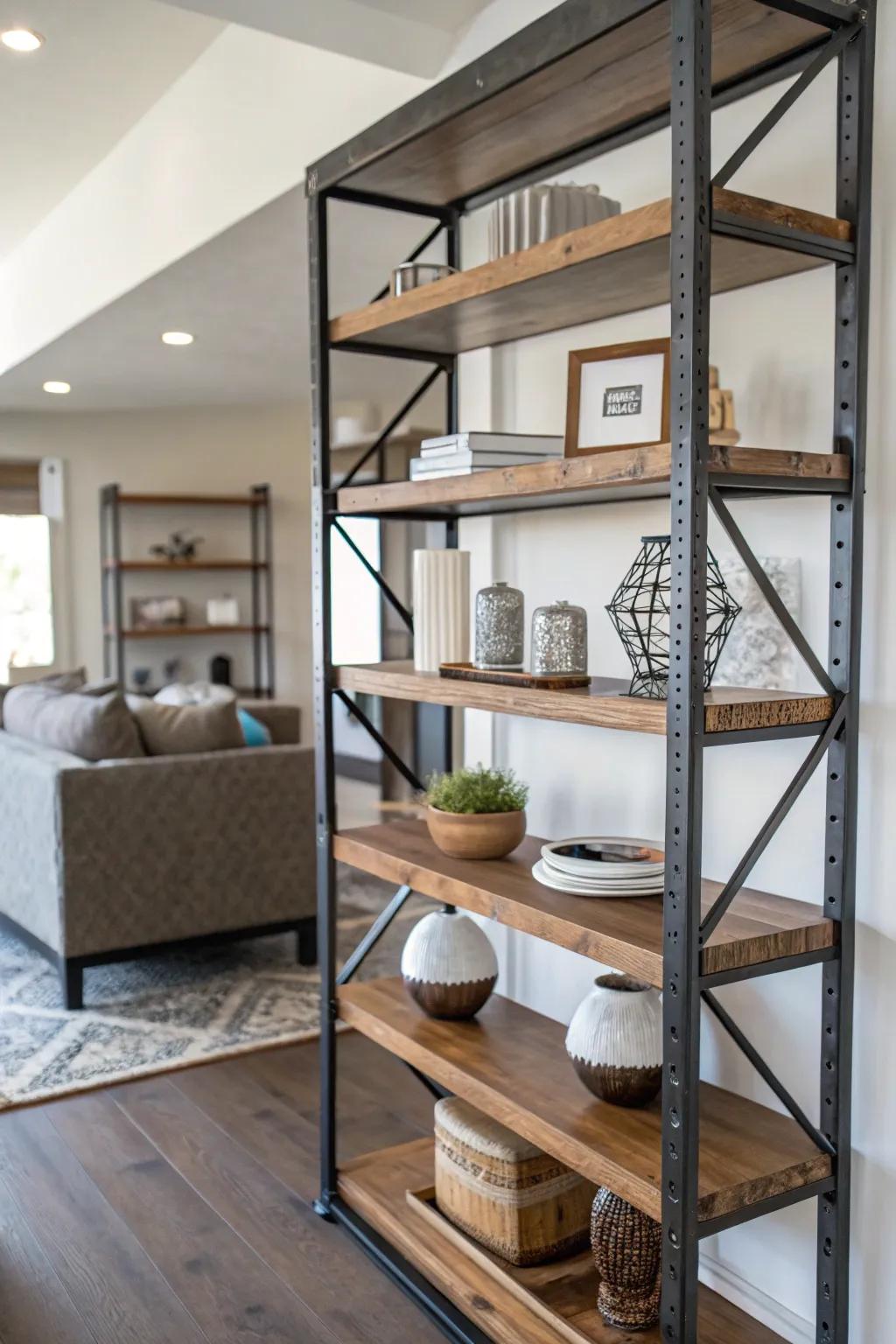 Forge contrast by blending constituents on your ledges.