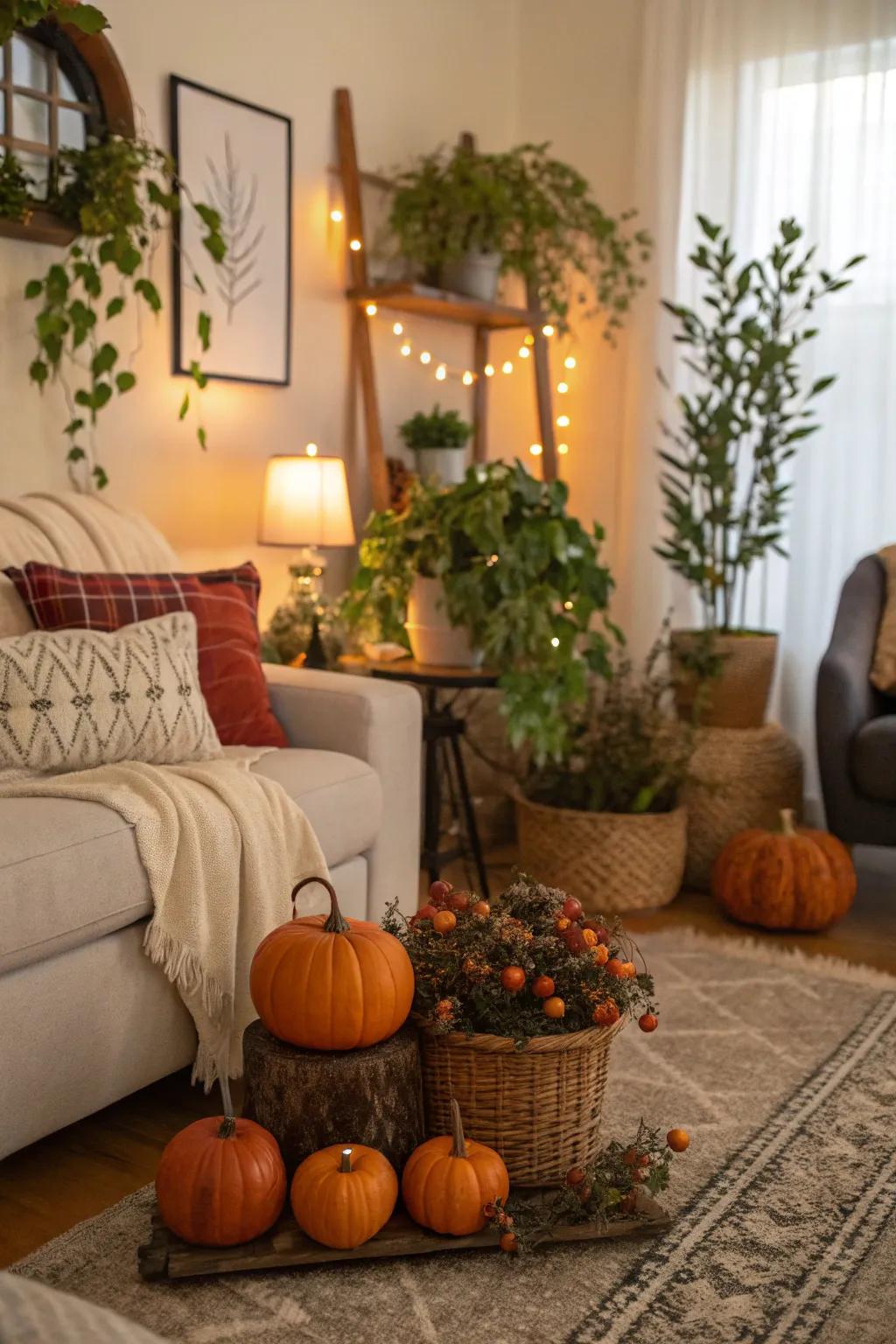 Seasonal aesthetic injects a festive hint into flora.