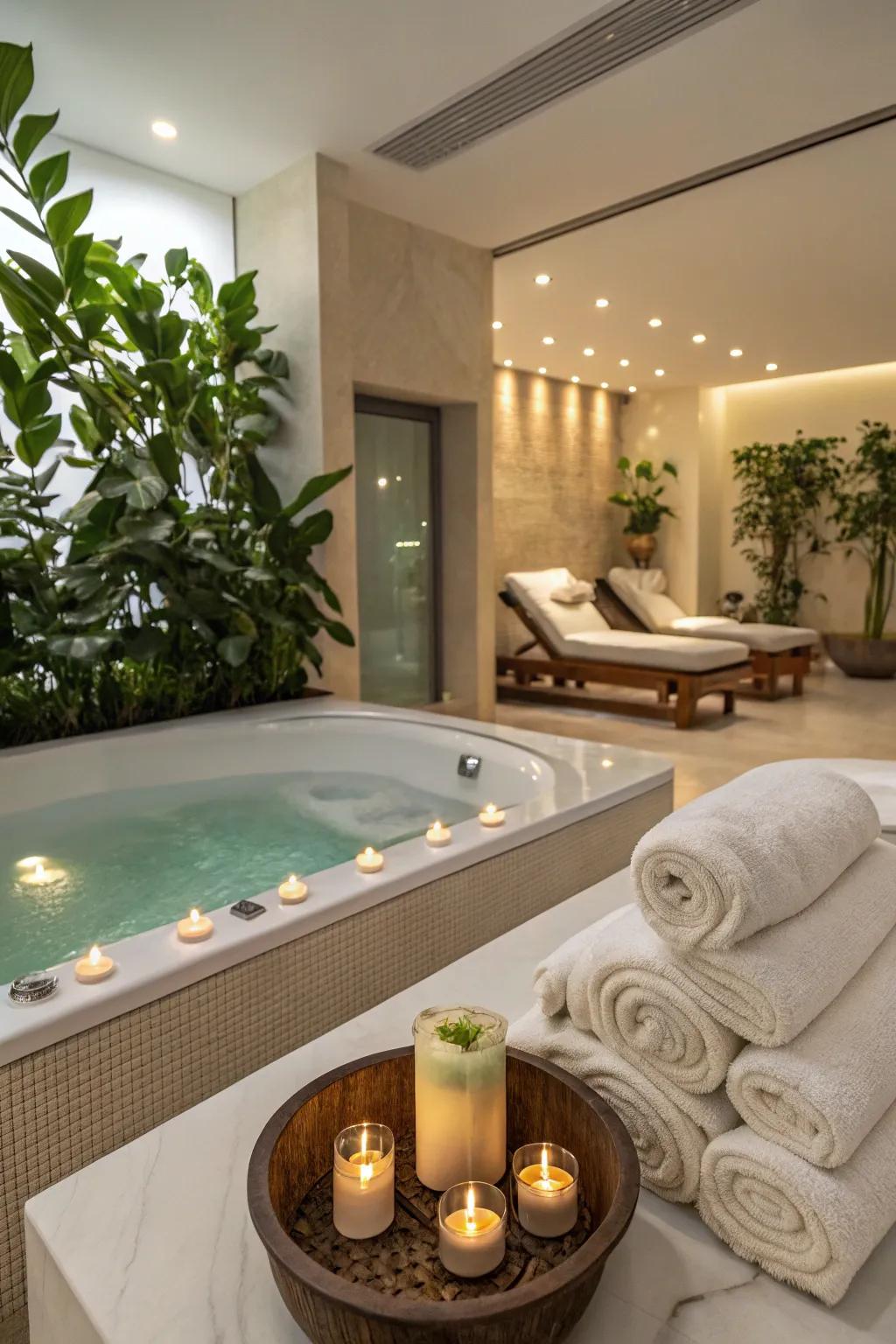 Classy design that asks you to relax.