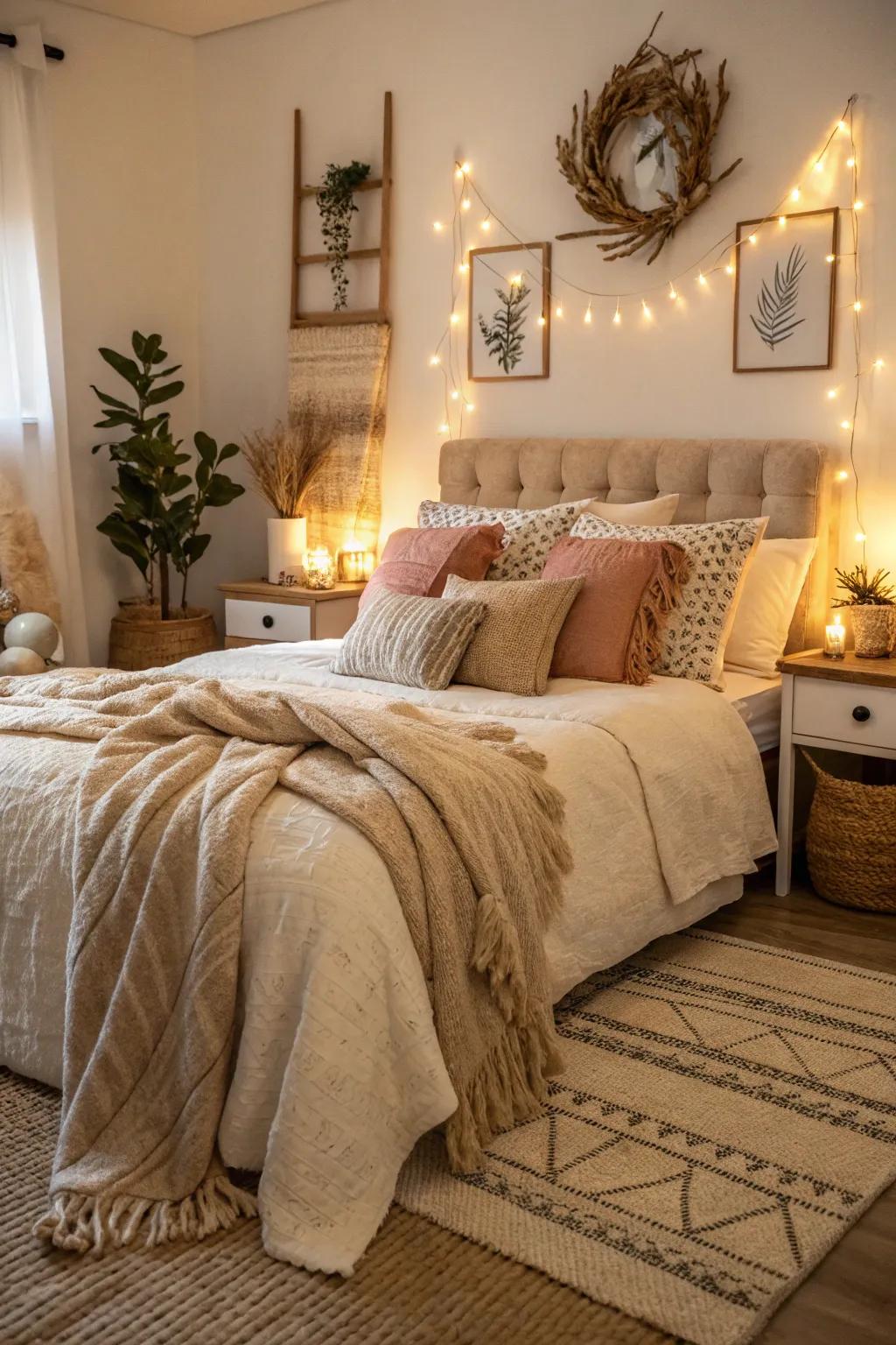 Comforting features make your bedroom a pleasant retreat.